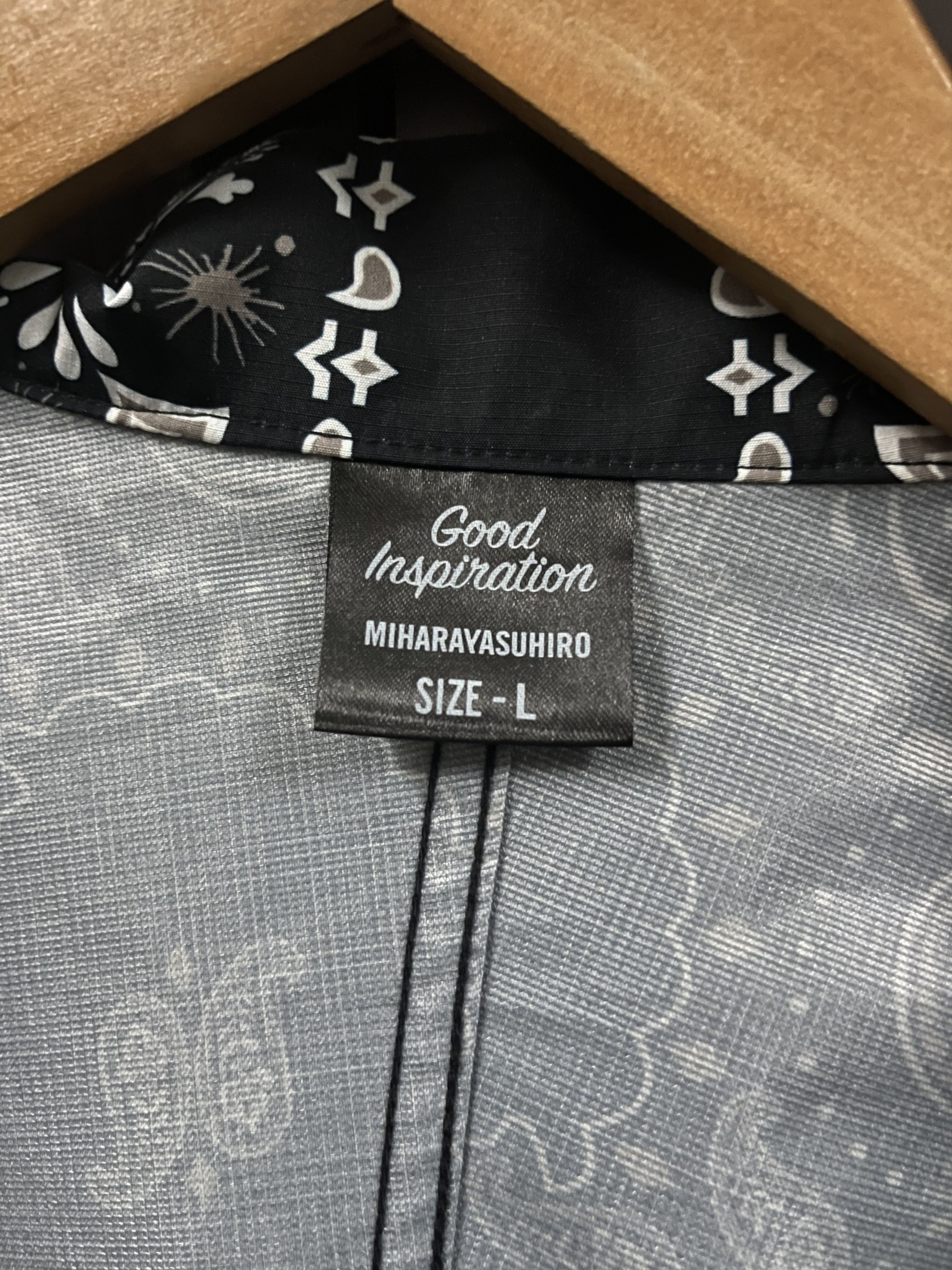 GU × Japanese Brand × Maison MIHARA YASUHIRO Miharayasuhiro Black Bandana Paisley BALACLAVA jacket Size US L / EU 52-54 / 3 - 10 Thumbnail
