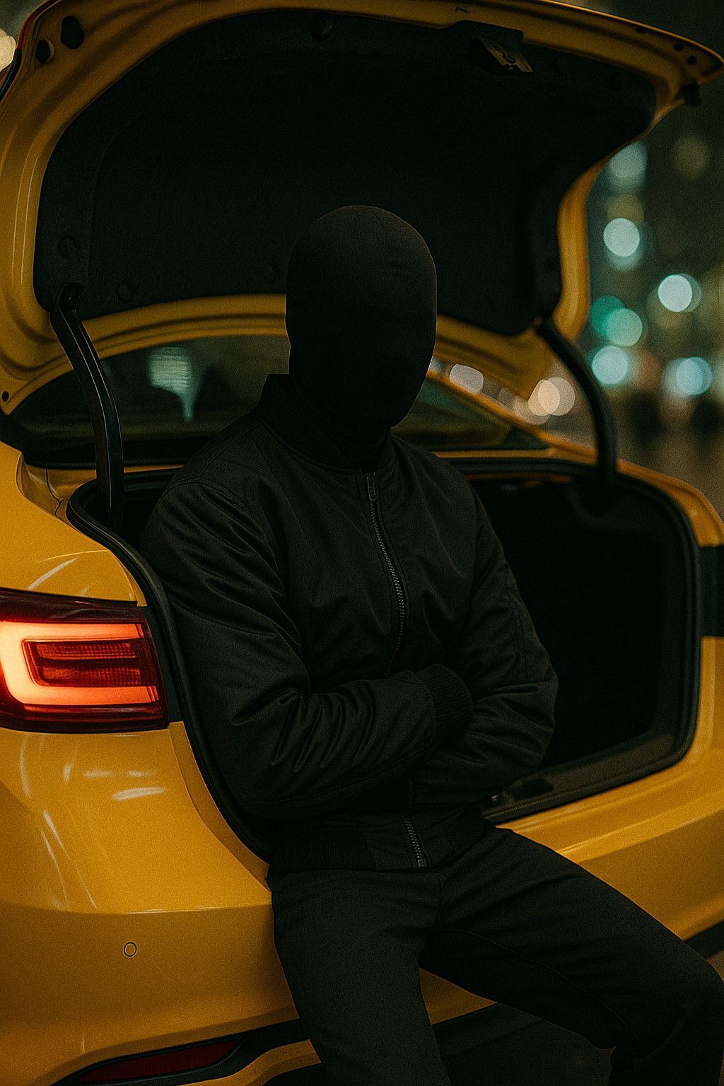 Other Black Full-Face Mask Balaclava for Photoshoots, Streetwear Size ONE SIZE - 5 Thumbnail