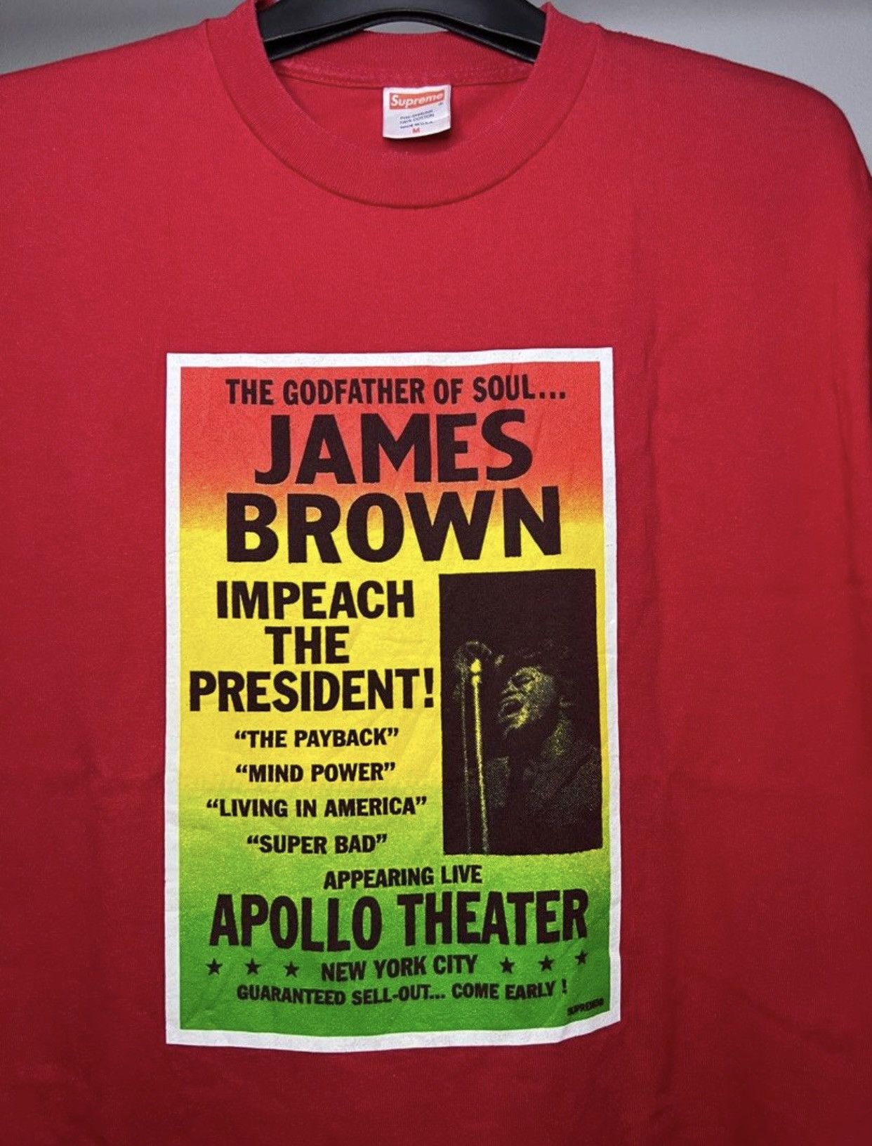 Band Tees Vintage y2k Supreme James Brown 2006 The Godfather Of Soul Size US M / EU 48-50 / 2 - 2 Thumbnail
