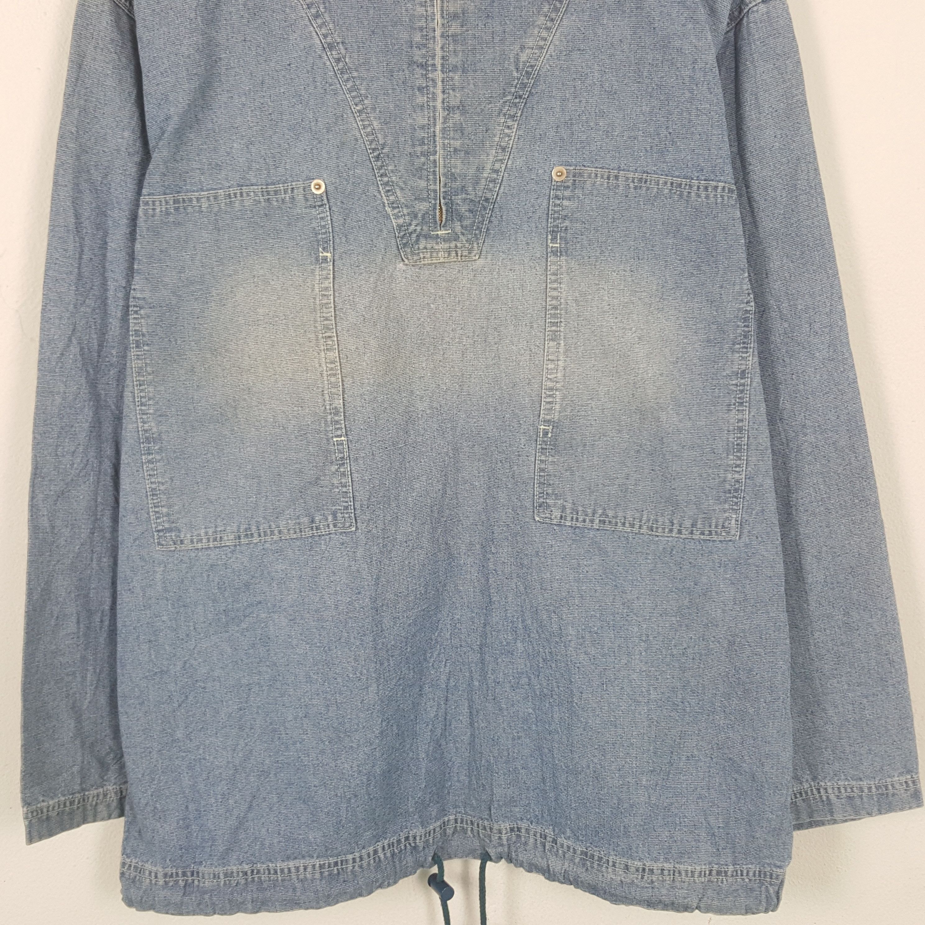 Japanese Brand Vintage Welter Denim Custom Skulls Jacket Hoodie Size US L / EU 52-54 / 3 - 4 Thumbnail
