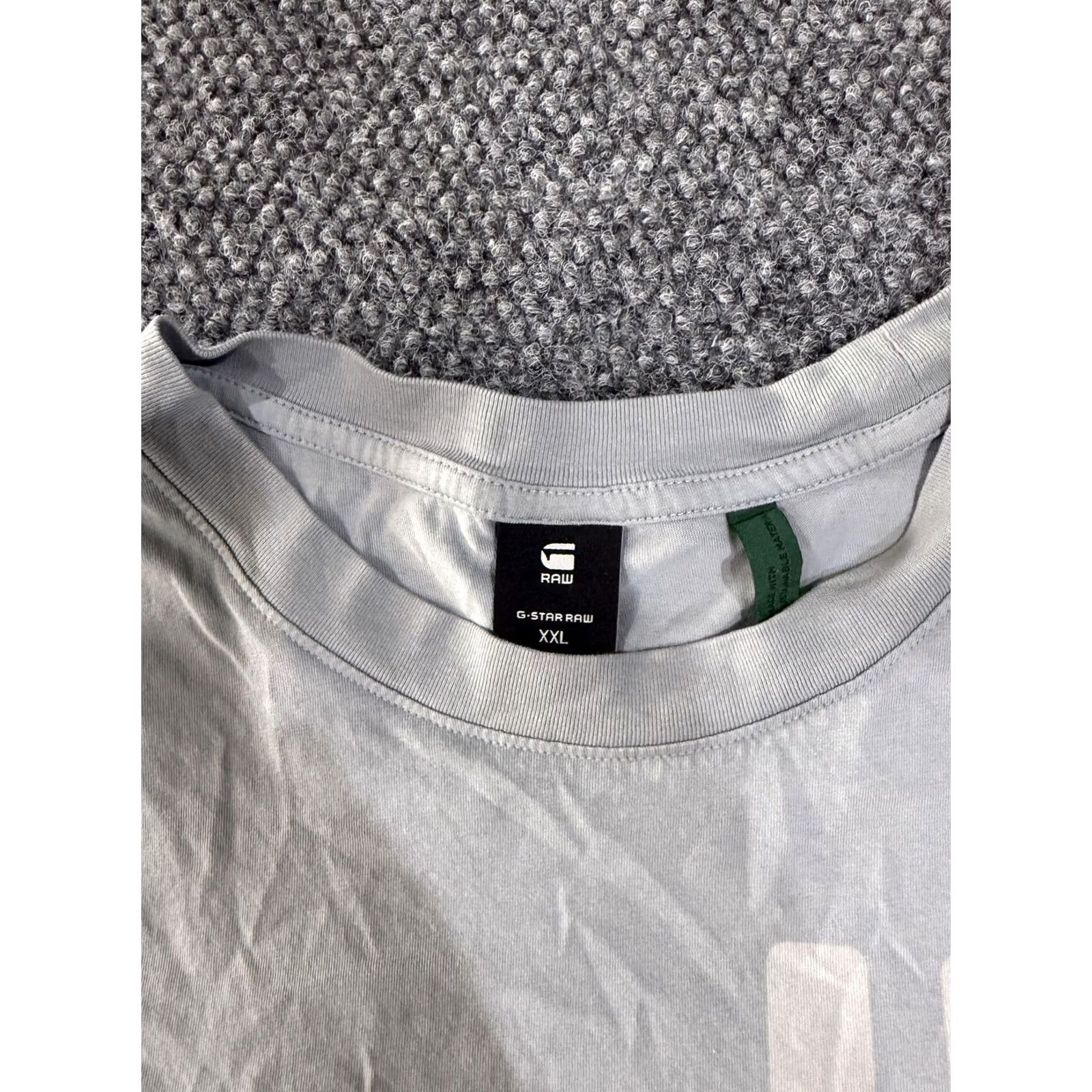 Vintage G-Star RAW Shirt Mens 2XL Gray RAW Logo Graphic Tee T-Shirt Cotton Crewneck Size US XXL / EU 58 / 5 - 3 Thumbnail