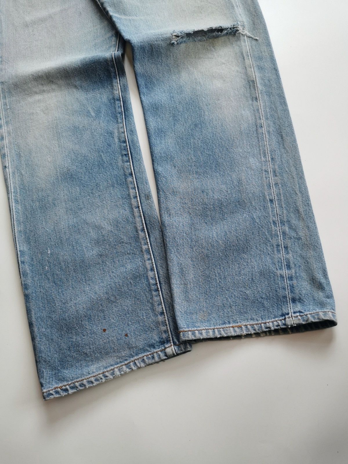 Levi's 80s Vintage Levis 501 Selvedge Denim Jeans Size US 28 / EU 44 - 5 Thumbnail