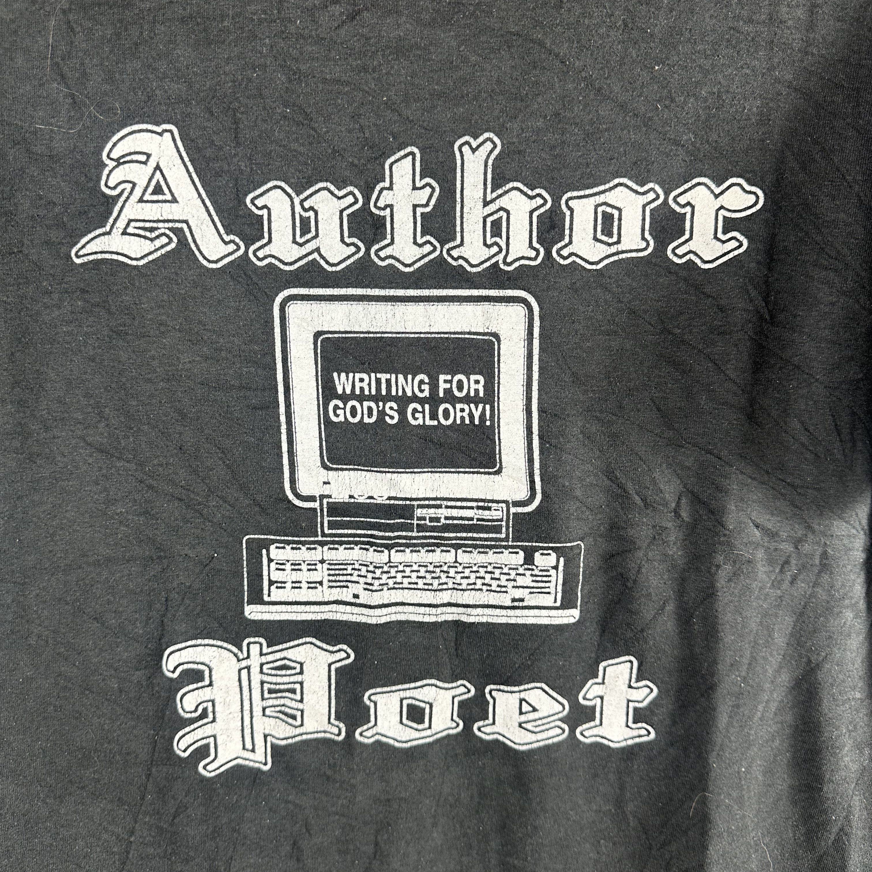 Vintage Vintage 80s Author Poet Christian Writers Guild T-Shirt Size US L / EU 52-54 / 3 - 2 Thumbnail