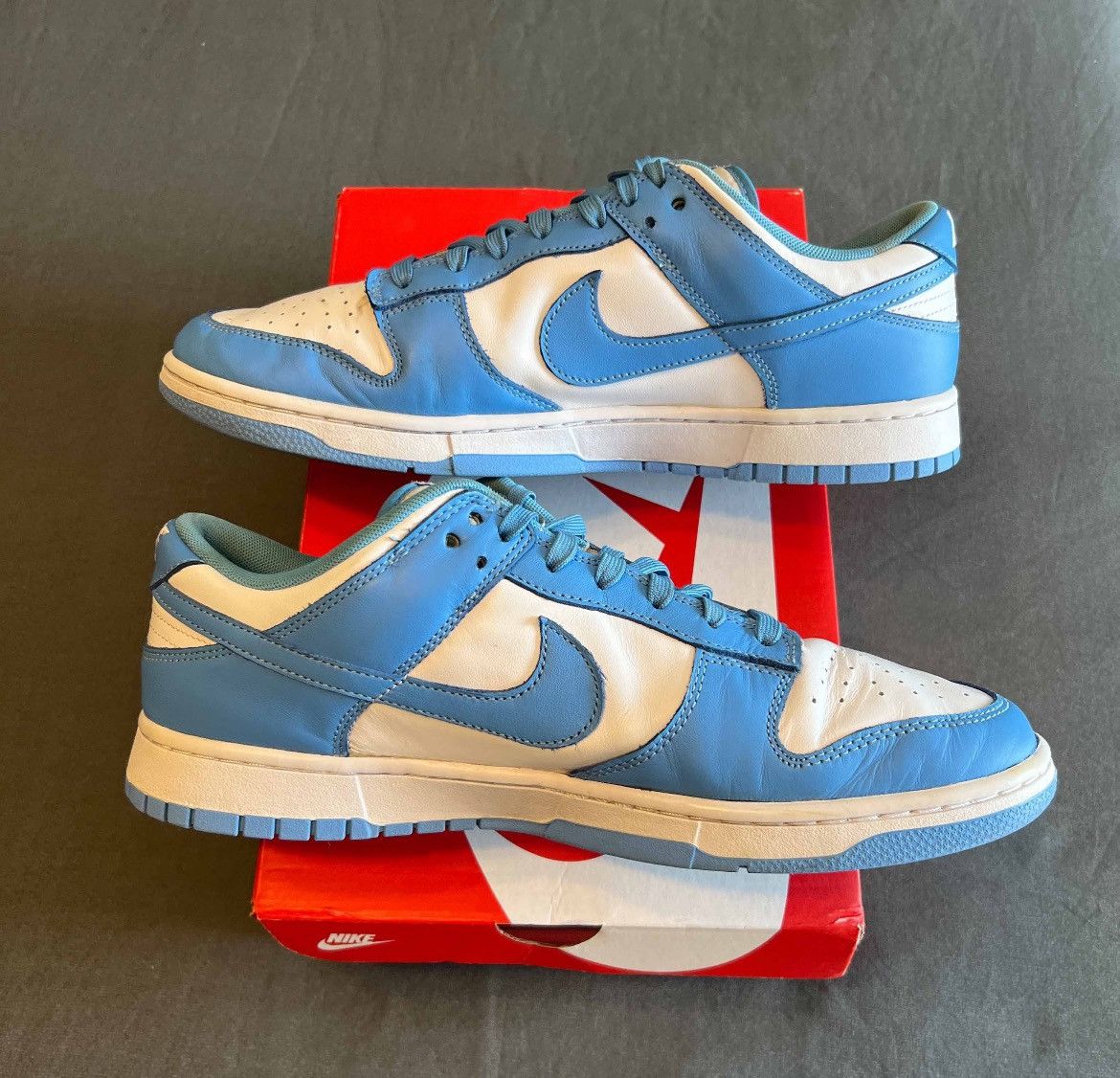 Nike Nike Dunk Low Retro UNC Size 13 DD1391 102 Size US 13 / EU 46 - 2 Thumbnail