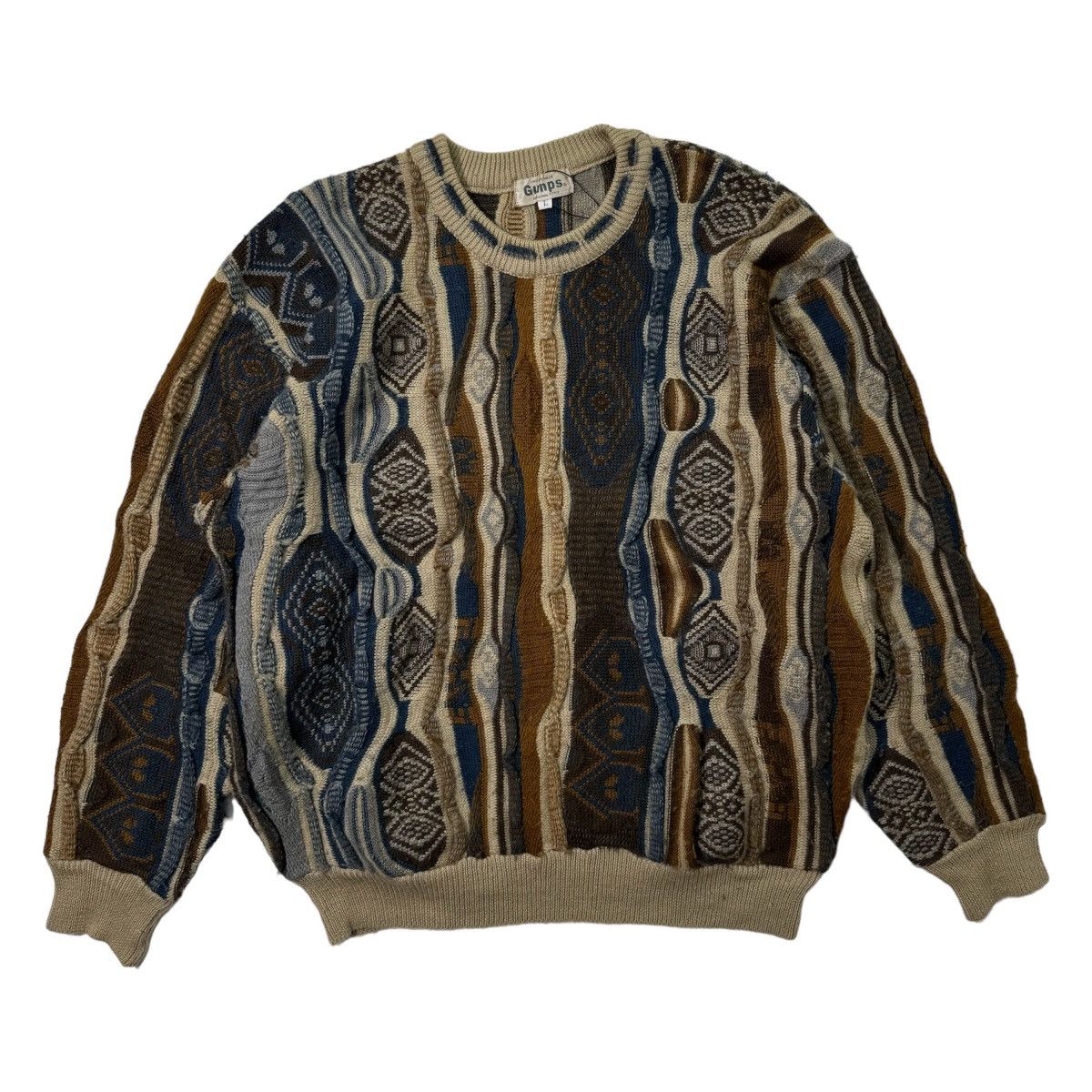 Vintage coogi quarter zip 3d hotsell knit sweater