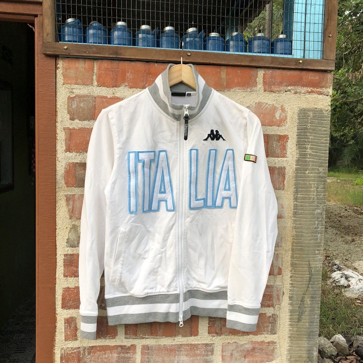 Kappa × Vintage Vintage Kappa Italia Zipper Sweatshirt 🍒 Size US M / EU 48-50 / 2 - 1 Thumbnail