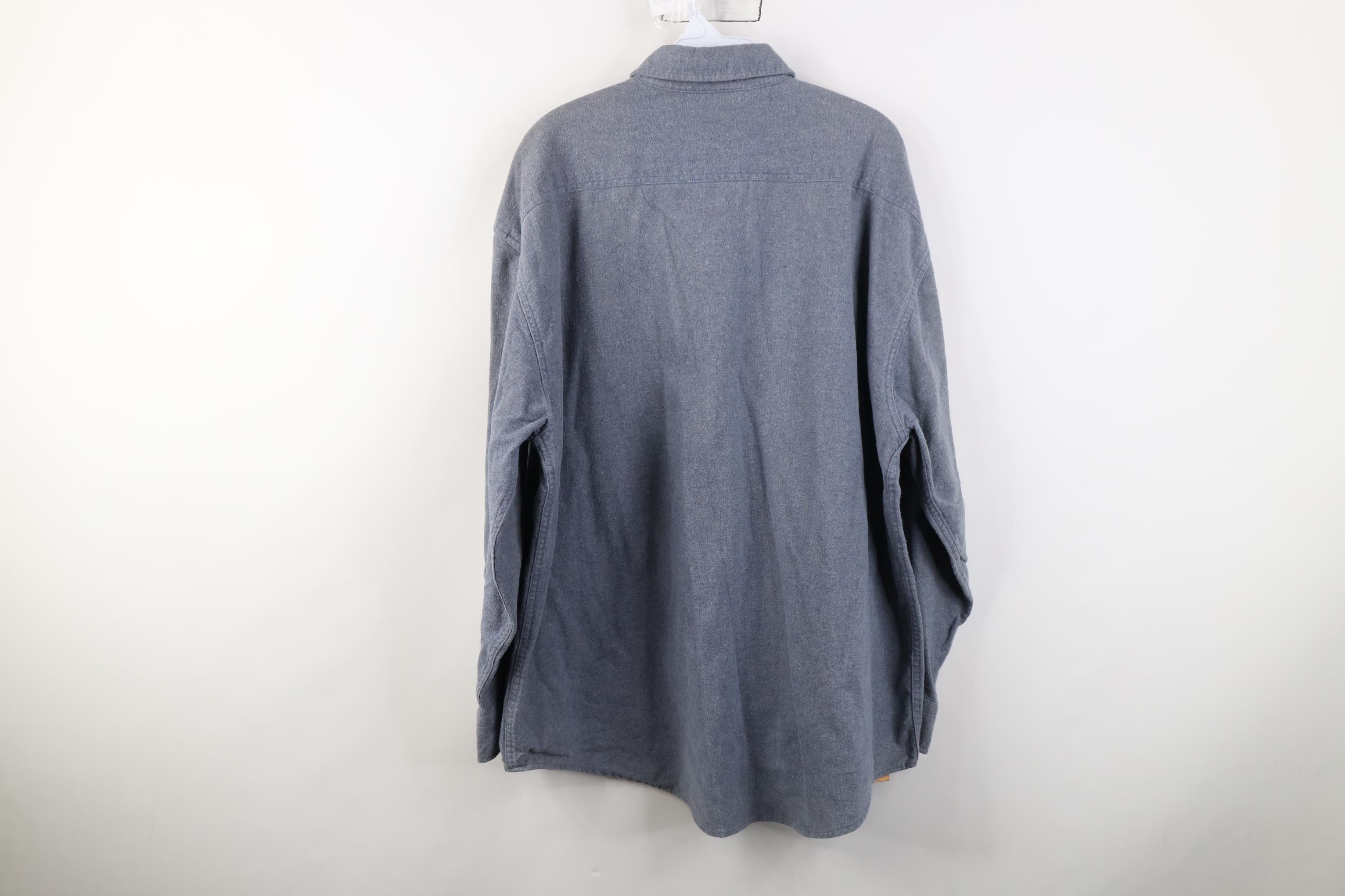 Vintage Vintage 90s Streetwear Chamois Cloth Collared Button Shirt Size US XL / EU 56 / 4 - 10 Thumbnail