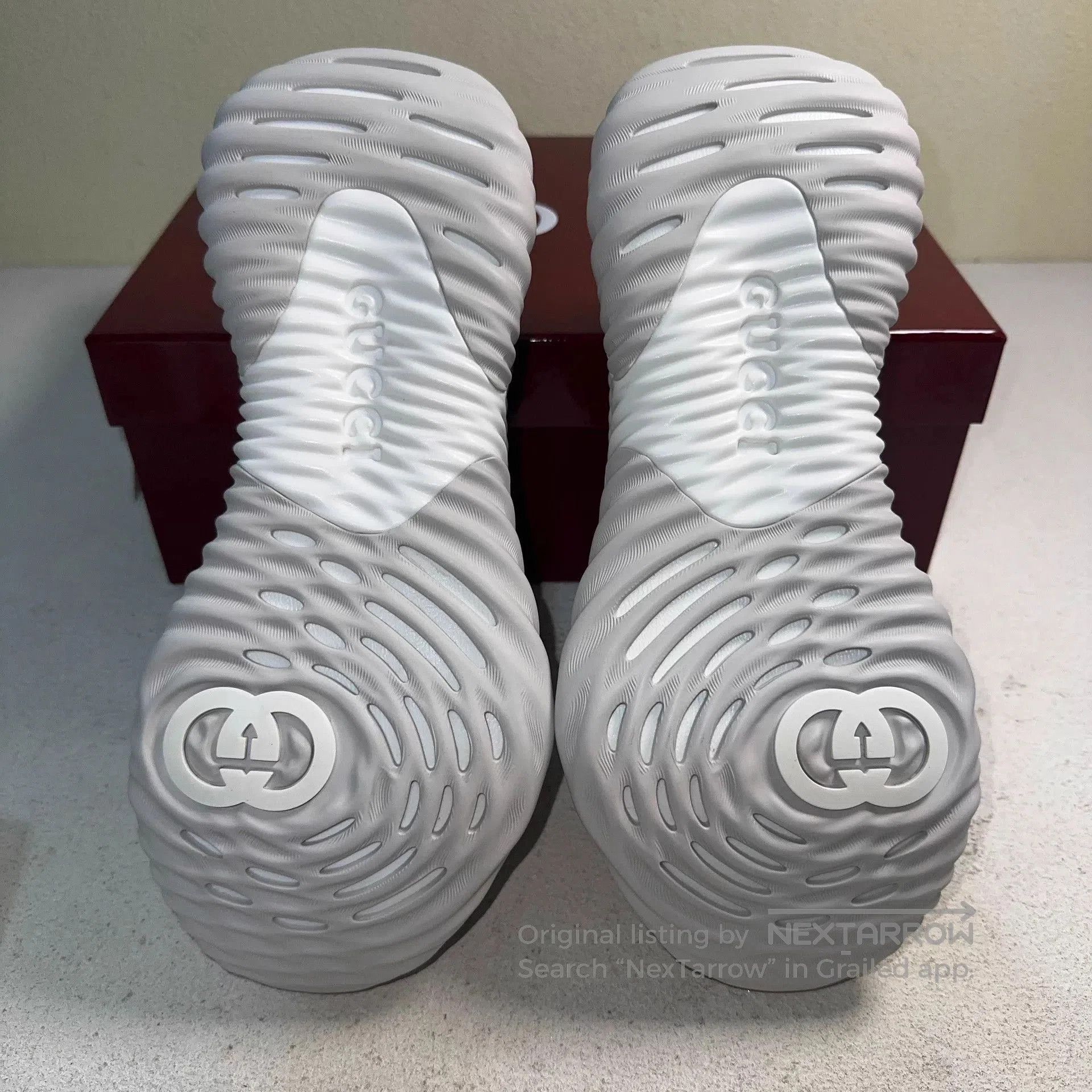 Gucci Gray Low-Top Sneakers Size 9. Size US 9 / EU 42 - 4 Thumbnail