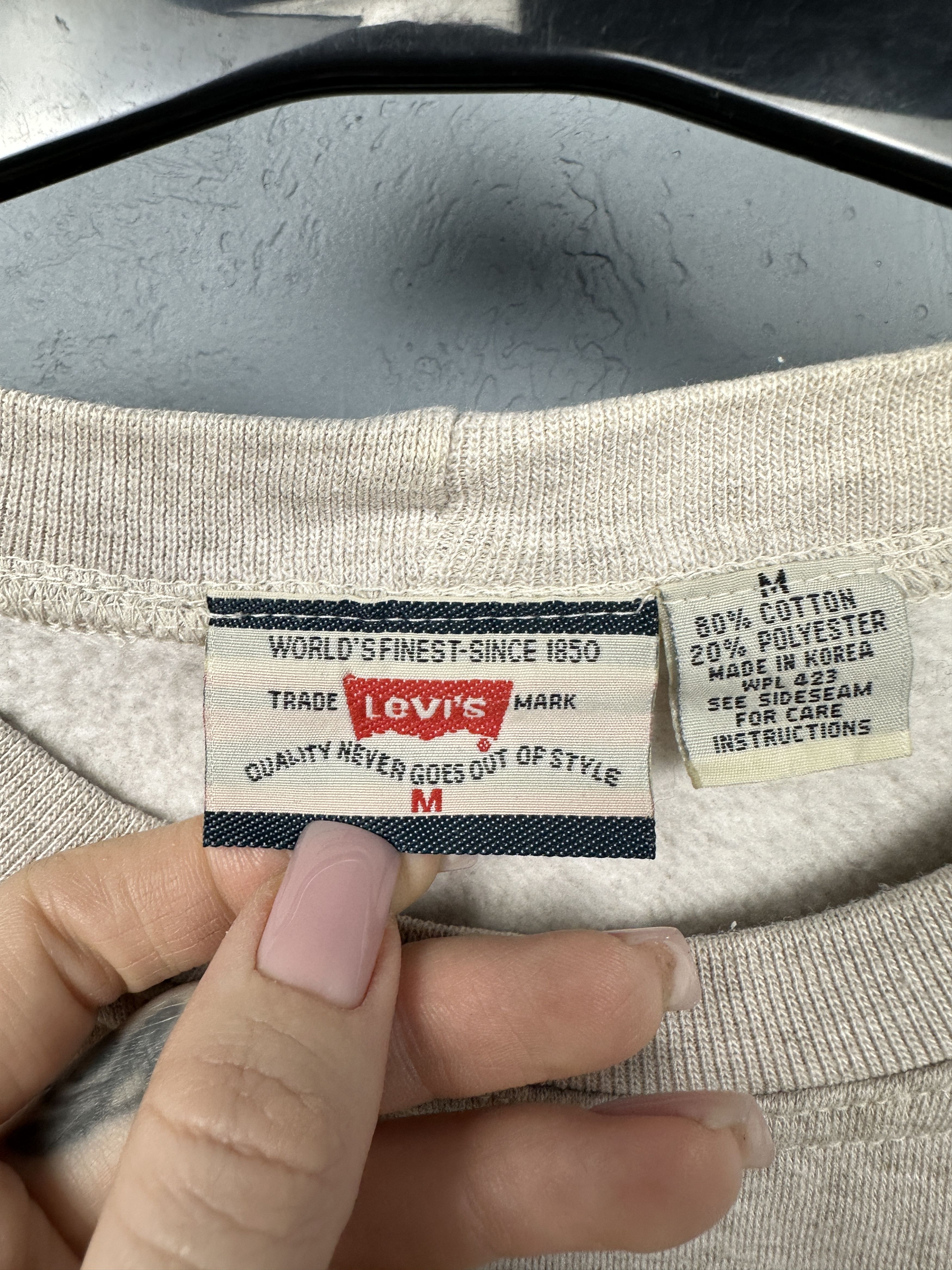 Levi's Levi's 90s Vintage Mens Sweatshirt Size US M / EU 48-50 / 2 - 3 Thumbnail