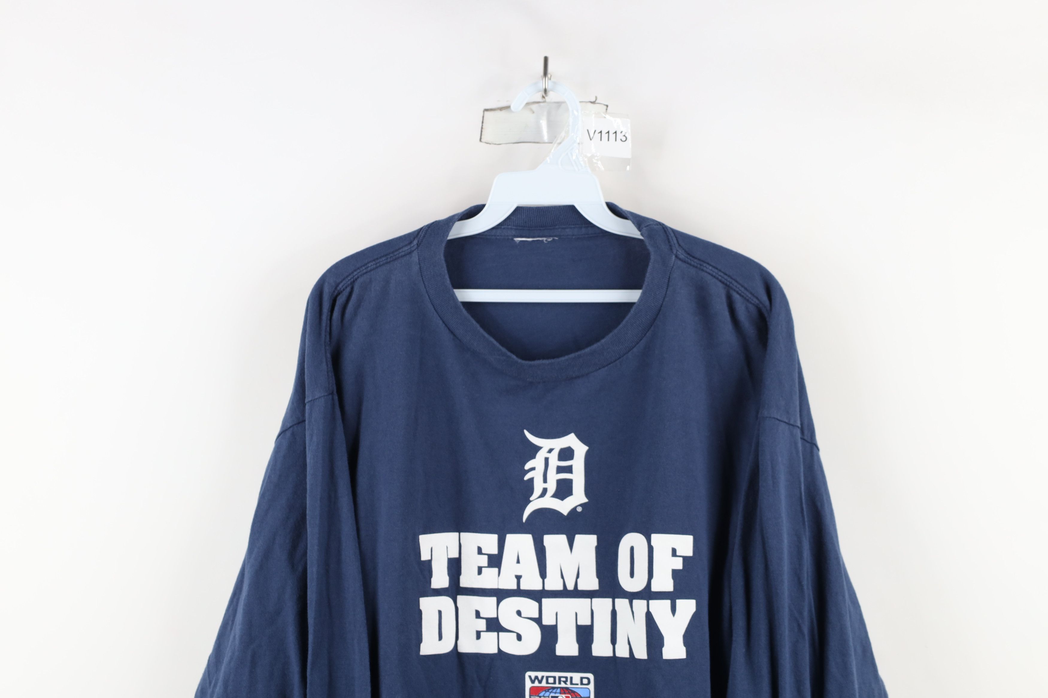 Vintage Vintage Y2K 2006 Detroit Tigers Baseball Long Sleeve T-Shirt Size US XL / EU 56 / 4 - 2 Thumbnail