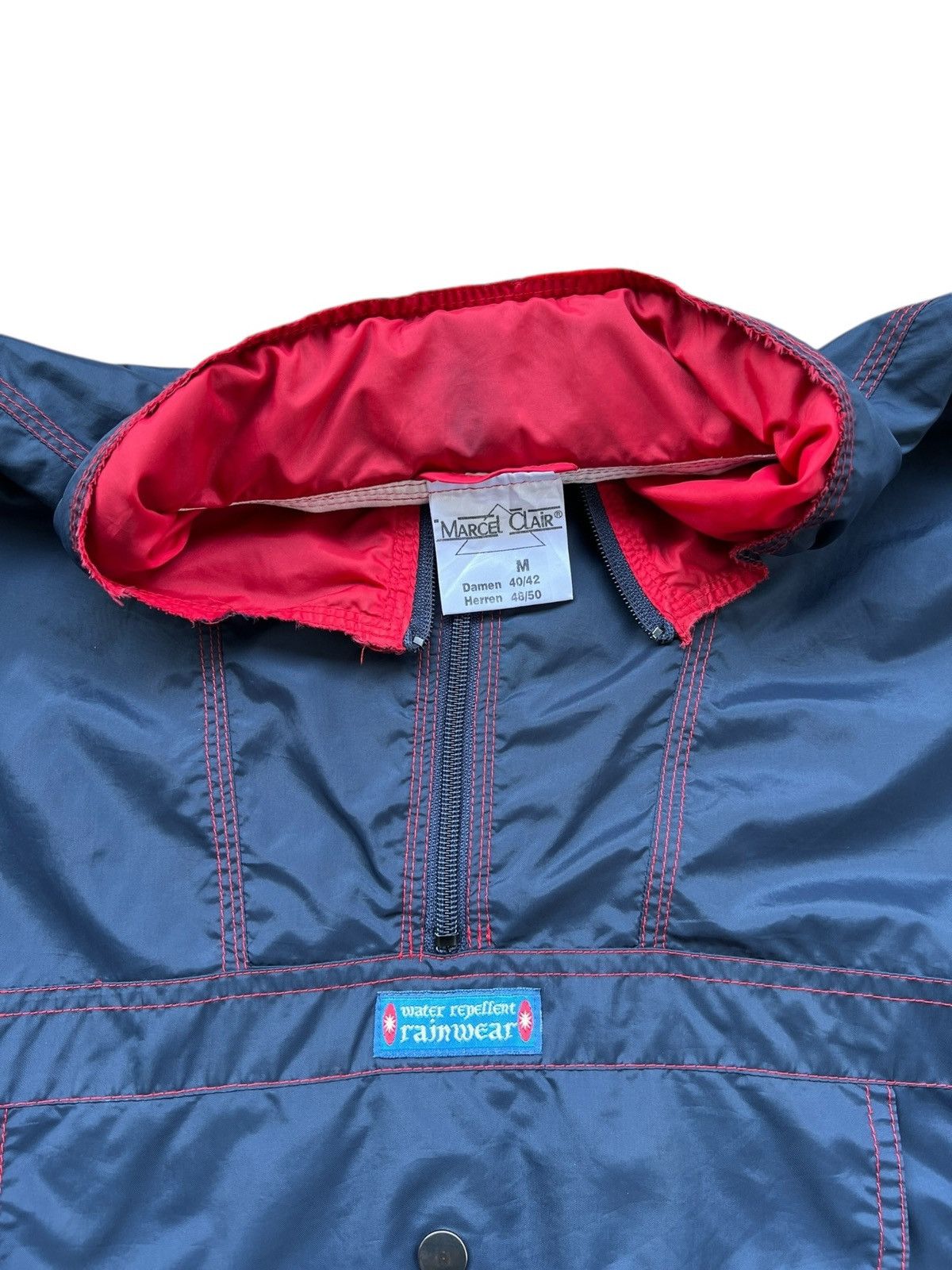 Vintage 1990s Marcel Clair Germany Anorak Track Jacket Size US L / EU 52-54 / 3 - 5 Thumbnail