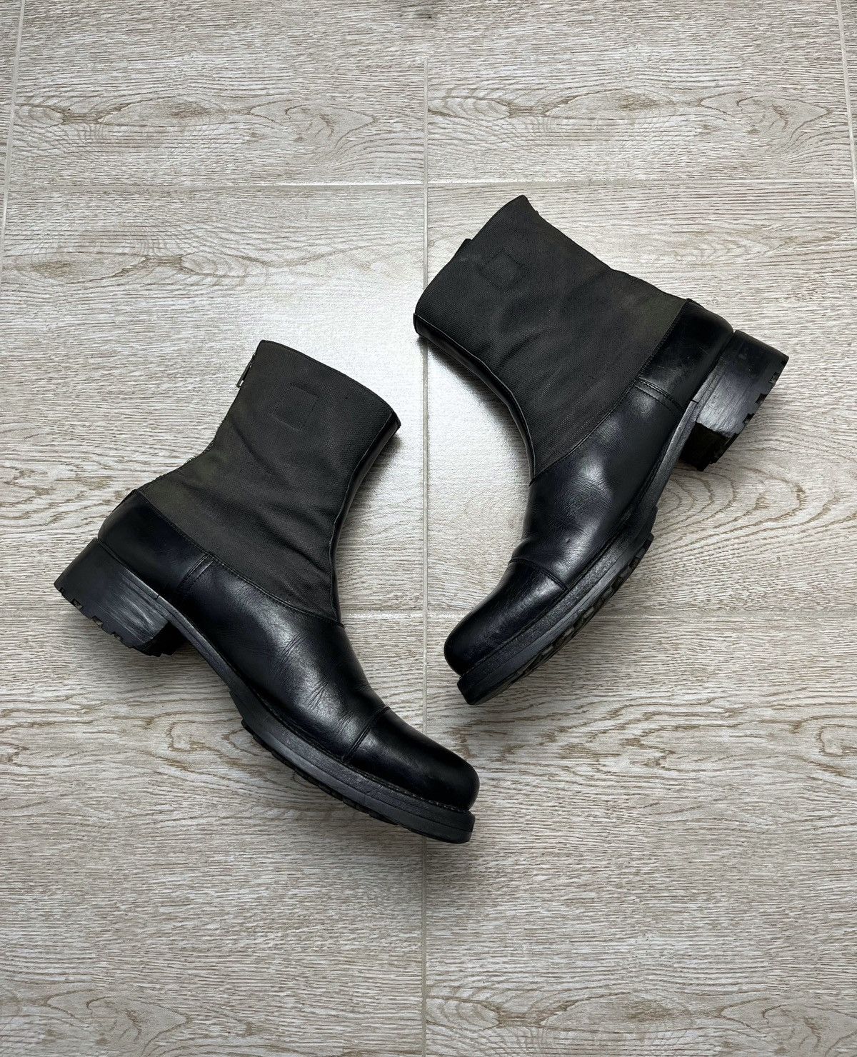 Miu Miu Miu Miu Leather Ankle Zip Guidi Style Boots 00s Size US 9.5 / EU 42-43 - 7 Thumbnail