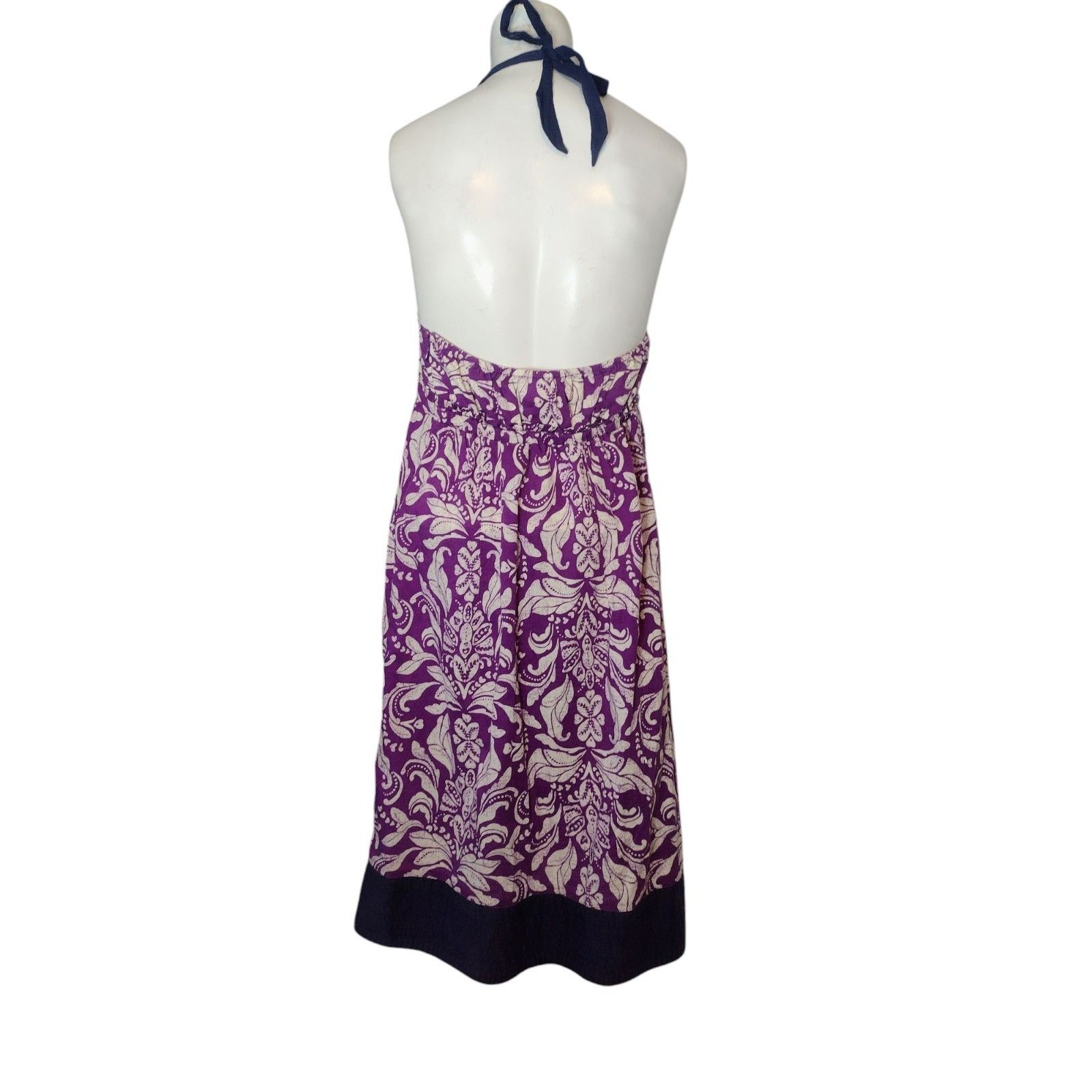 American Eagle Outfitters American Eagle Tropical Flower Halter Dress Size 8 Beach Sum Size M / US 6-8 / IT 42-44 - 5 Thumbnail