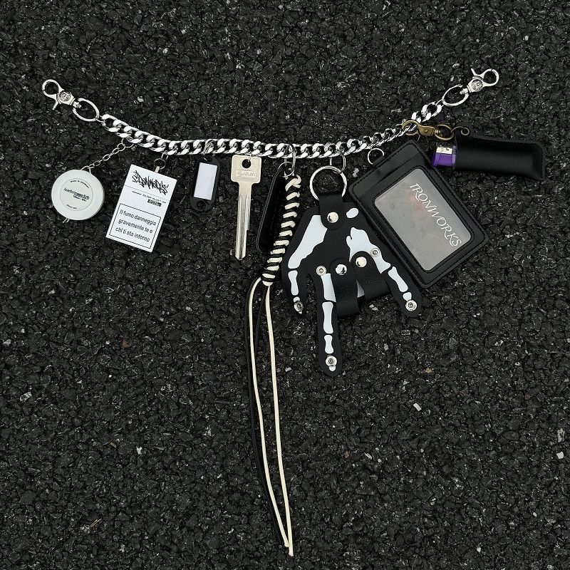 Jewelry Punk Waist Pants Chain Wallet Chain Keychain Size ONE SIZE - 3 Thumbnail