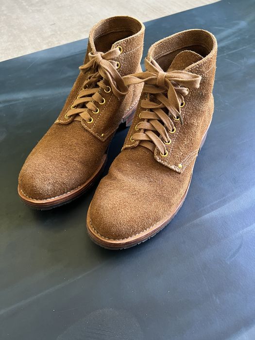 Visvim Brigadier Folk Boots w/Vibram Sole | Grailed