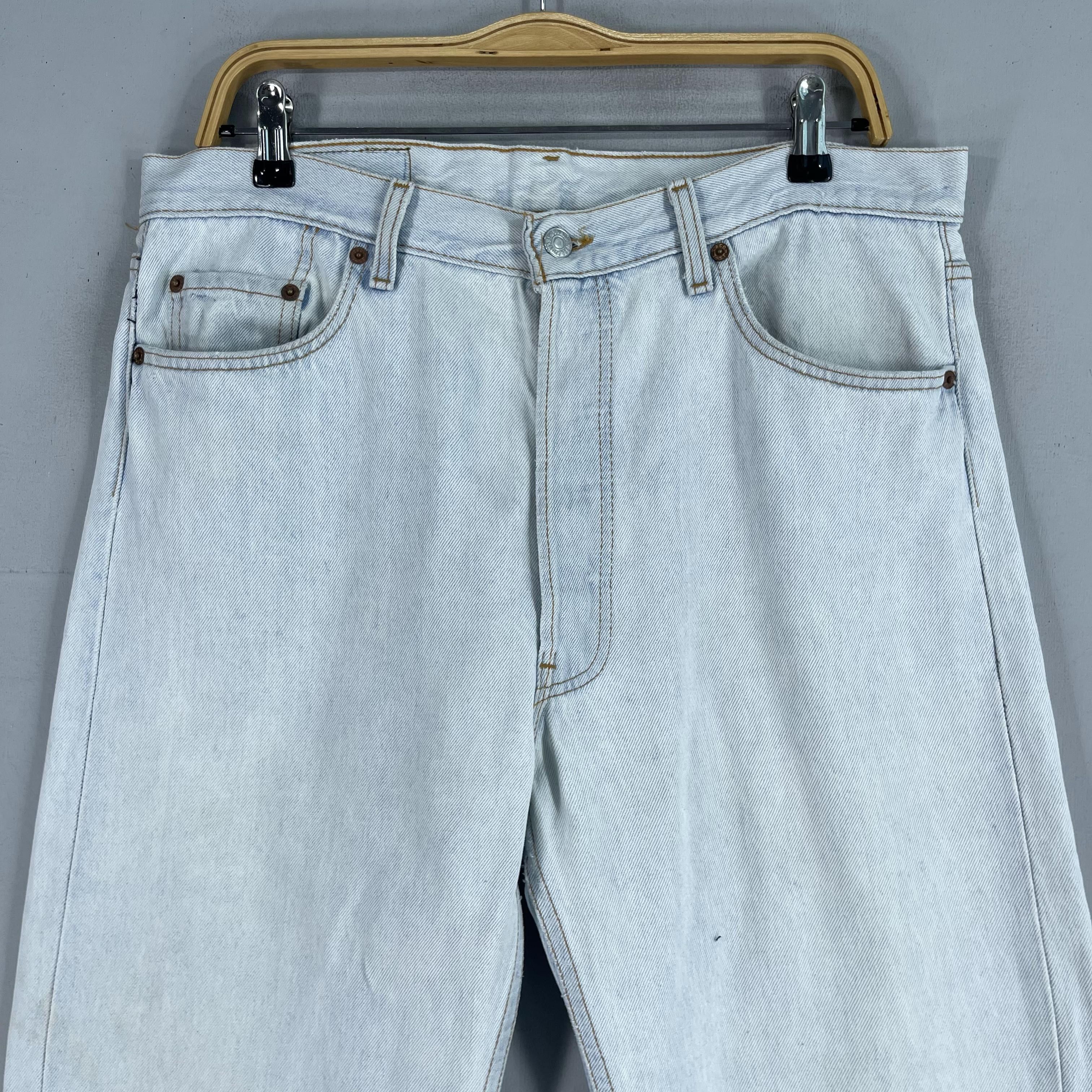 Levi's × Vintage Size 35 Vintage Levis 501 Reconstruct Distressed Jeans Size US 35 - 2 Thumbnail