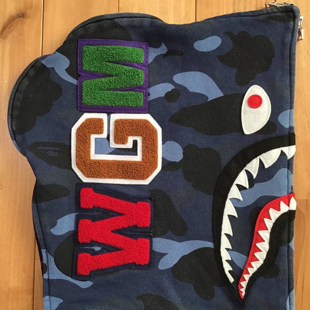 Bape BAPE Purple camo x Blue camo separate shark full zip hoodie Size US XL / EU 56 / 4 - 5 Thumbnail