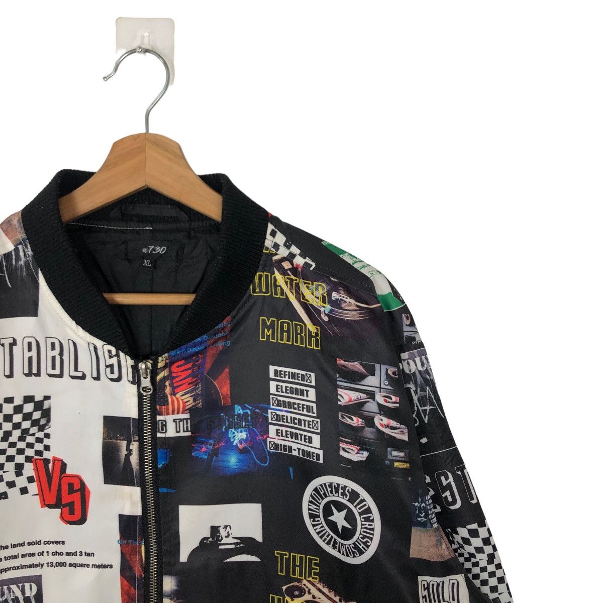Japanese Brand STREETWEAR DESIGN RARE BOMBER JACKET BIG LOGO Size US XL / EU 56 / 4 - 6 Thumbnail