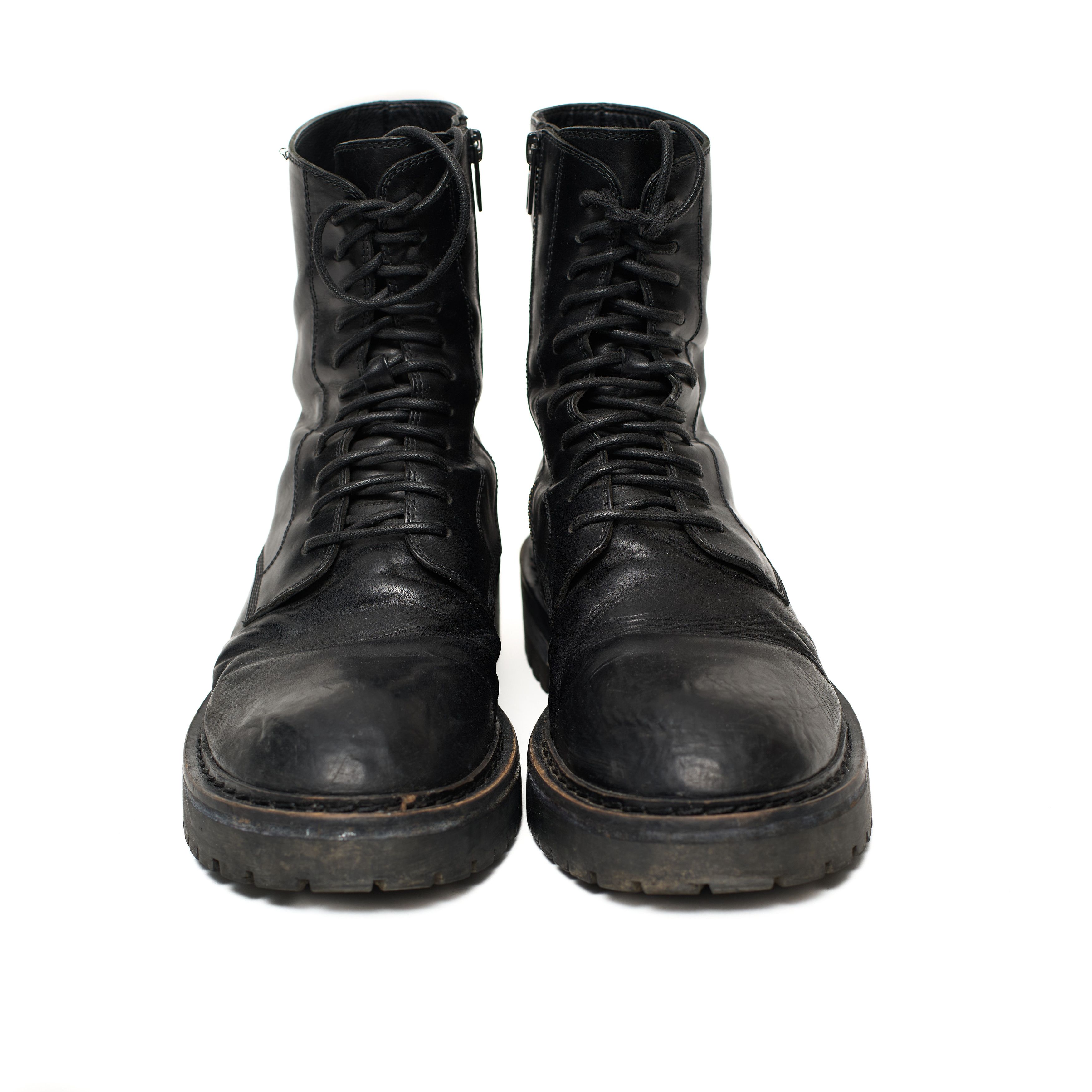 Ann Demeulemeester Ann Demeulemeester Black Combat Boot Size 43 Size US 10 / EU 43 - 3 Thumbnail