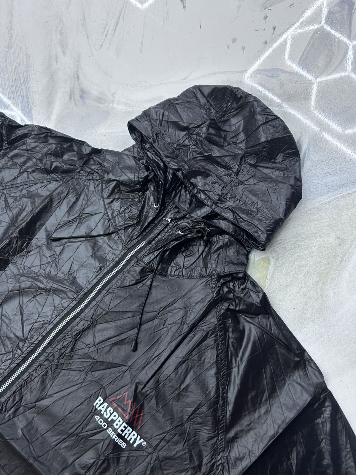 The GV Gallery GV Gallery Raspberry Crinkle Zip Up Jacket Black Size M Size US M / EU 48-50 / 2 - 9 Thumbnail