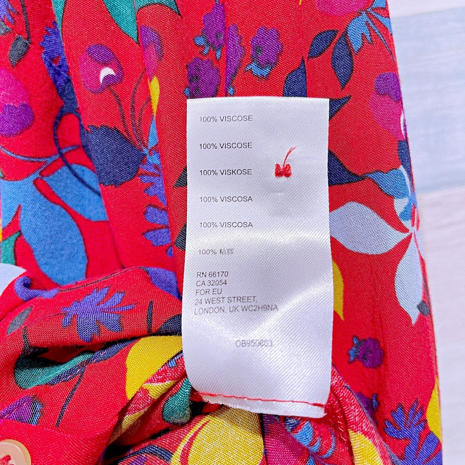 Anthropologie Anthropologie MAEVE Blithe Button Down Shirt Red Womens 4 Size S / US 4 / IT 40 - 7 Thumbnail