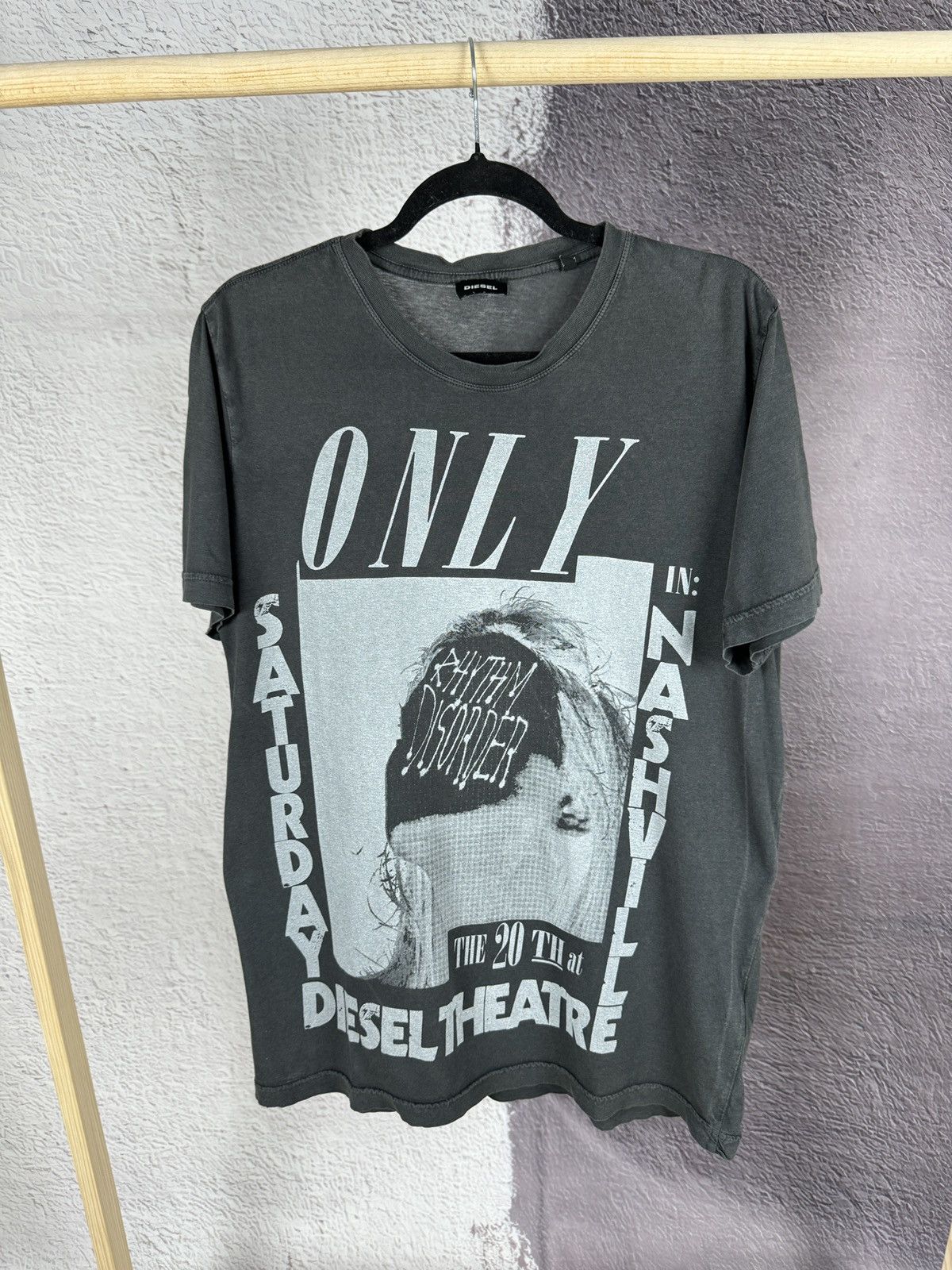 Diesel Diesel Theater Rhythm Disorder Tee size M black Size US M / EU 48-50 / 2 - 1 Thumbnail