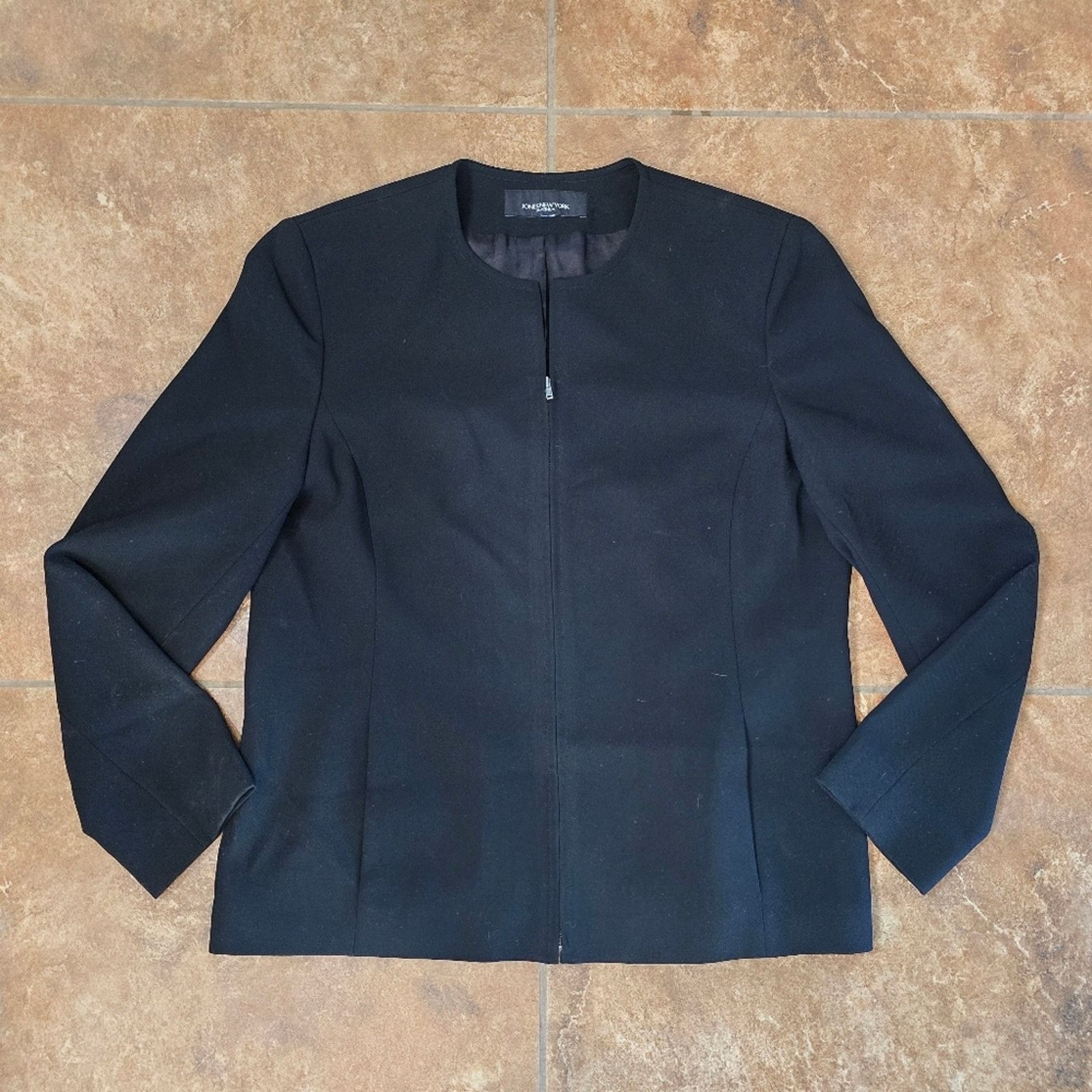 Jones New York Black | JONES NEW YORK | Business Zip Up Size XL / US 12-14 / IT 48-50 - 1 Thumbnail