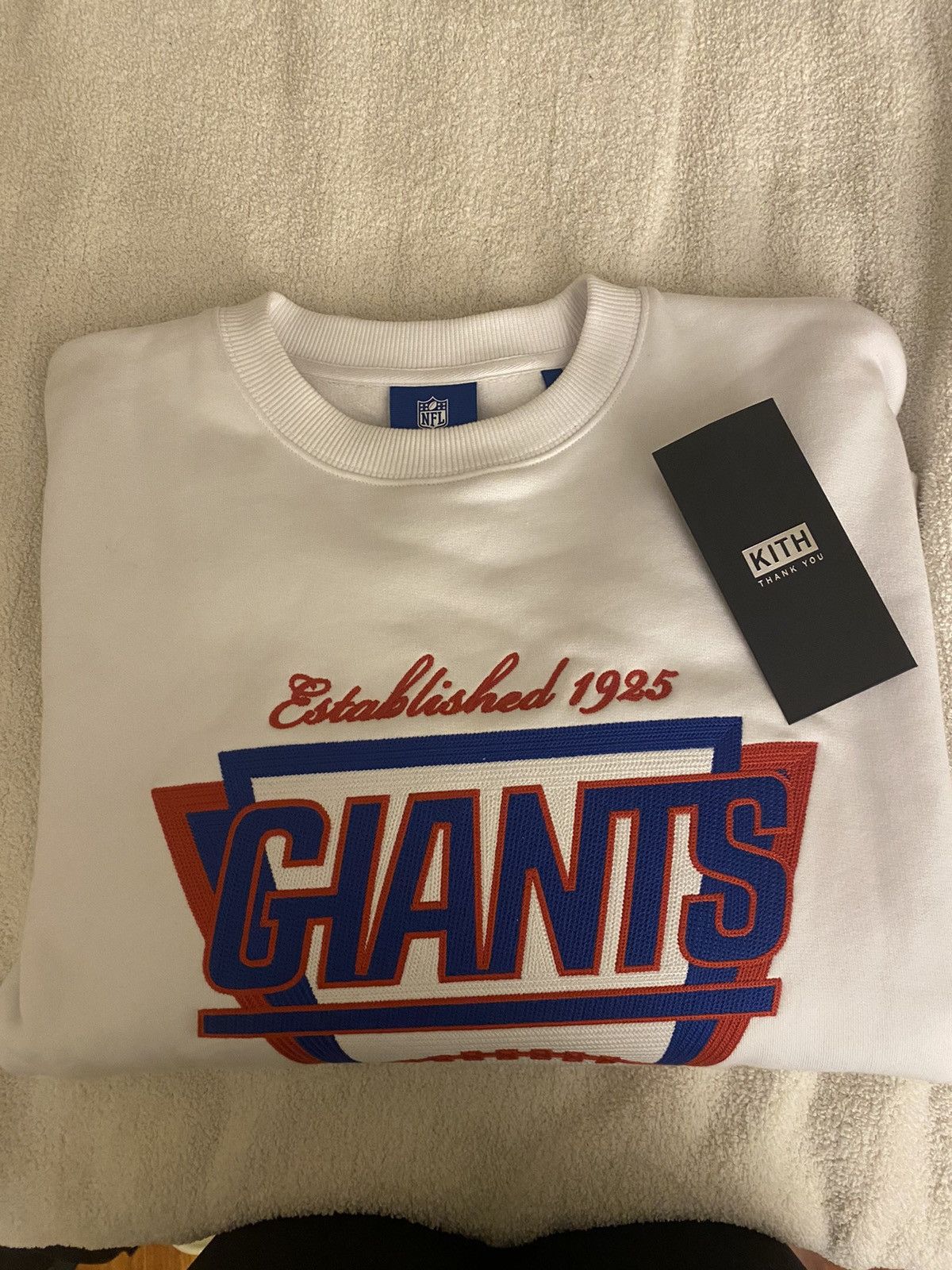 Kith × NFL KITH FOR THE NFL: GIANTS 1925 NELSON CREWNECK - L Size US L / EU 52-54 / 3 - 2 Thumbnail