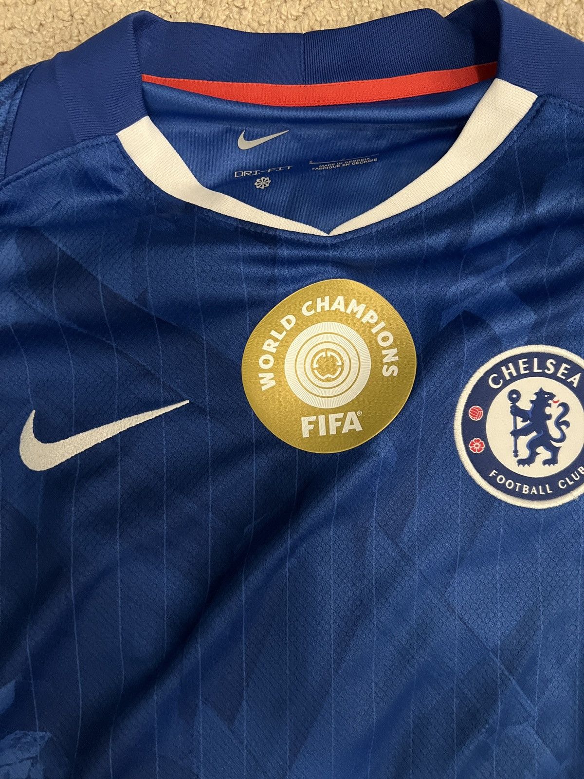 Chelsea Soccer Cole Palmer Chelsea Nike Home Long Sleeve Shirt 2025-2026 Size US S / EU 44-46 / 1 - 6 Thumbnail
