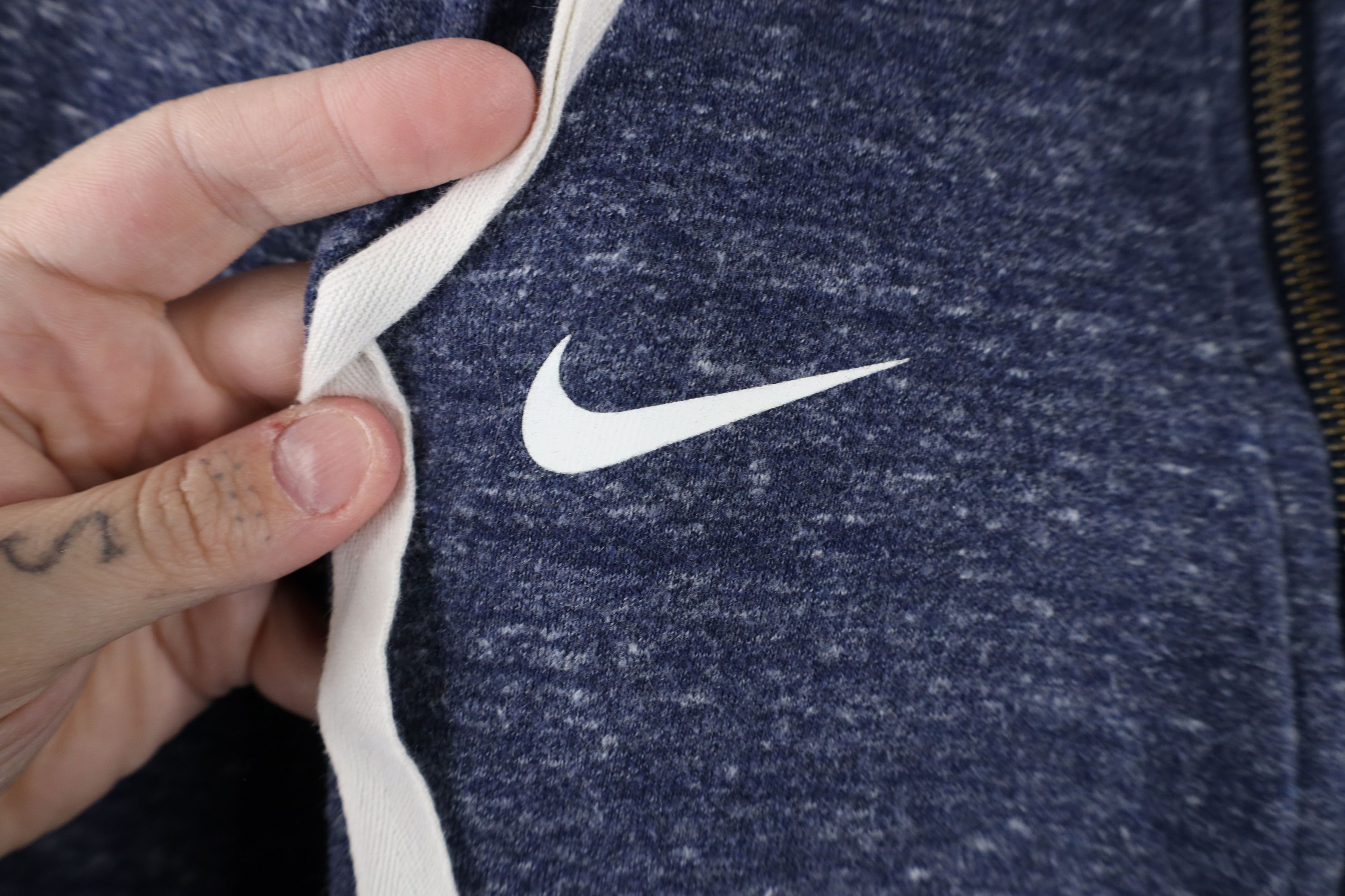 Nike × Vintage Nike Baseball Durham Bulls Full Zip Hoodie Sweatshirt Blue Size US XL / EU 56 / 4 - 8 Thumbnail