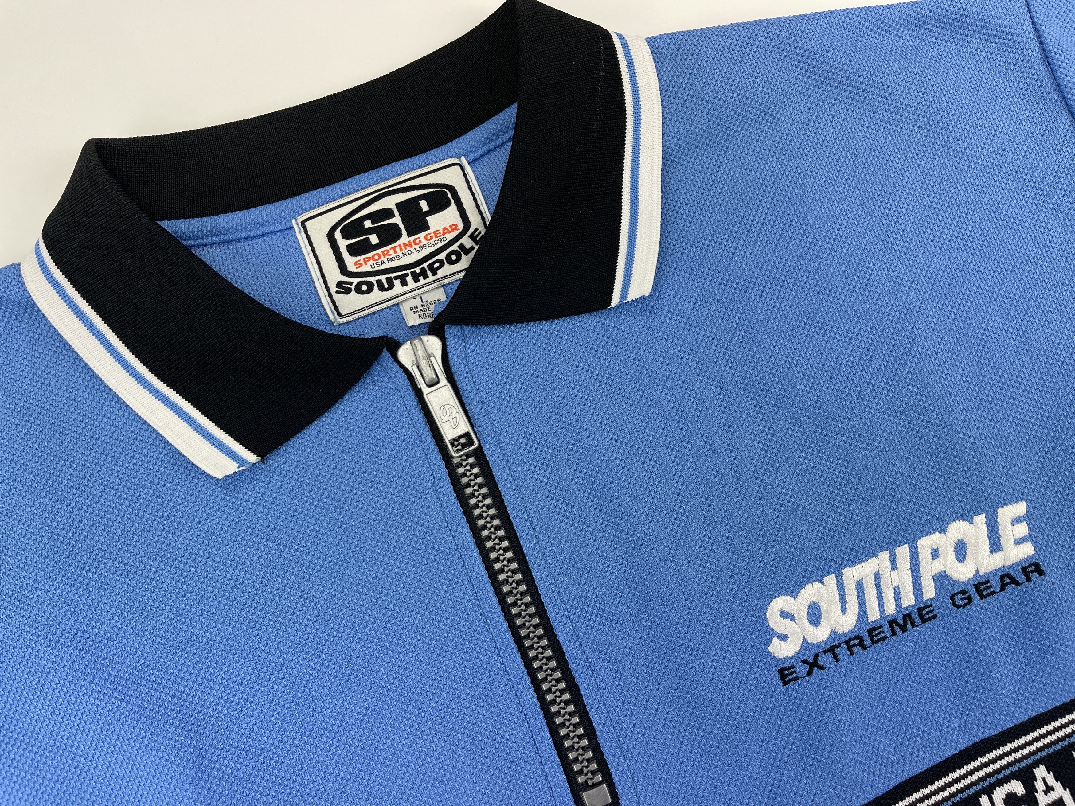 Southpole SOUTHPOLE jersey, blue vintage South Pole t-shirt 90s size L Size US L / EU 52-54 / 3 - 6 Thumbnail