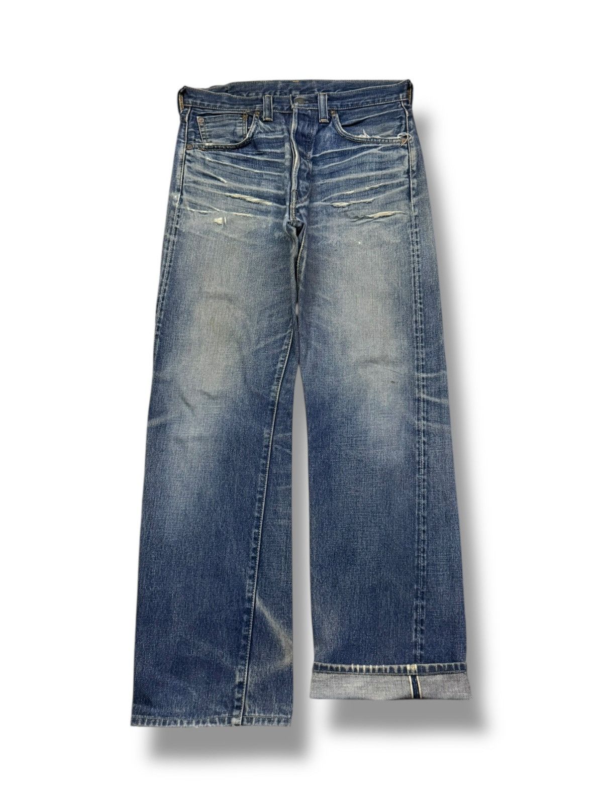 Levi's Vintage Clothing Vintage 00s Levi’s 501-XX 1947 Repro Big E Japan Selvedge 31 Size US 31 - 2 Thumbnail