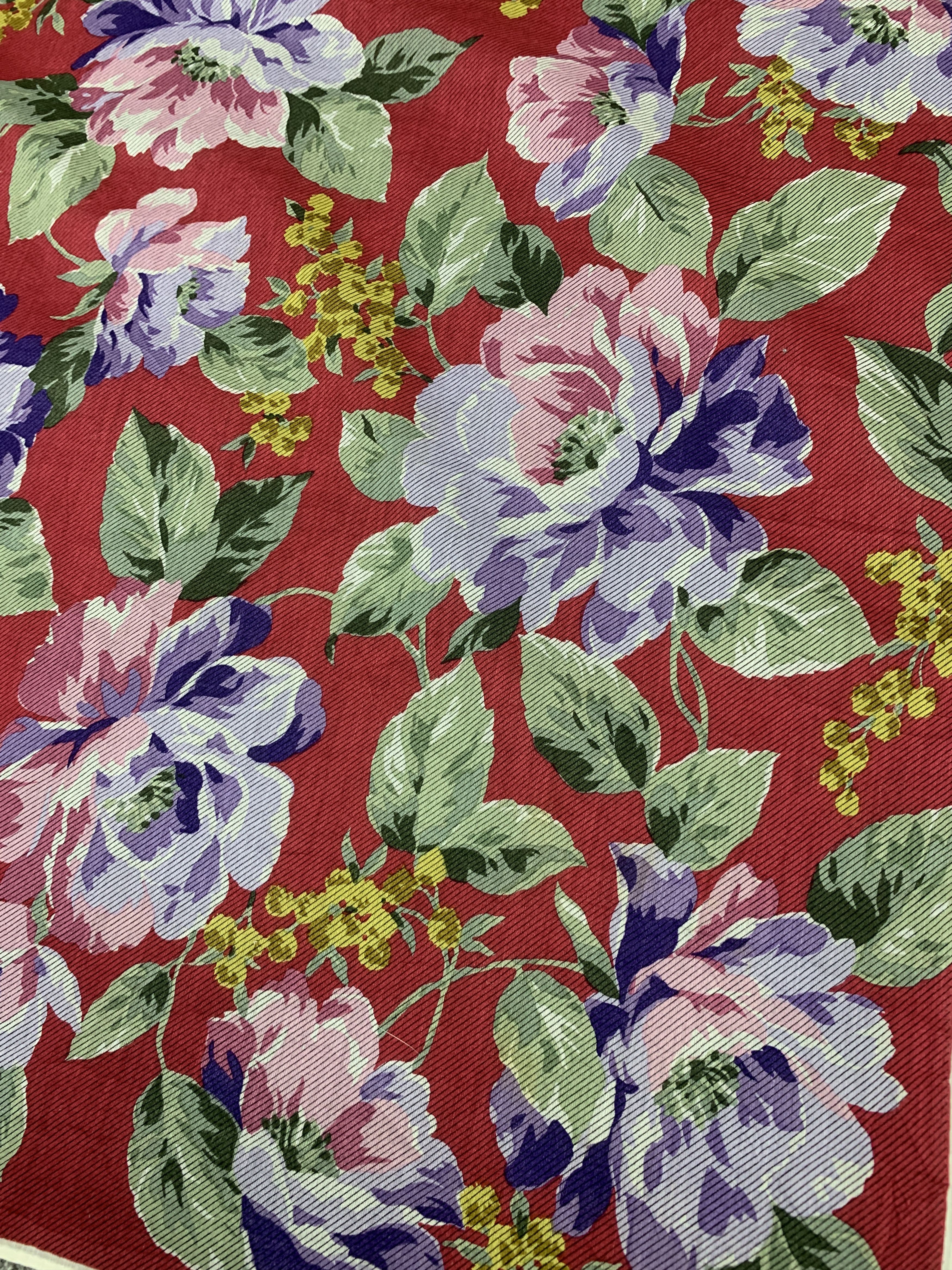 Vintage × Yves Saint Laurent Vintage Yves Saint Laurent Handkerchief Scarf - HKA1002 Size ONE SIZE - 3 Thumbnail