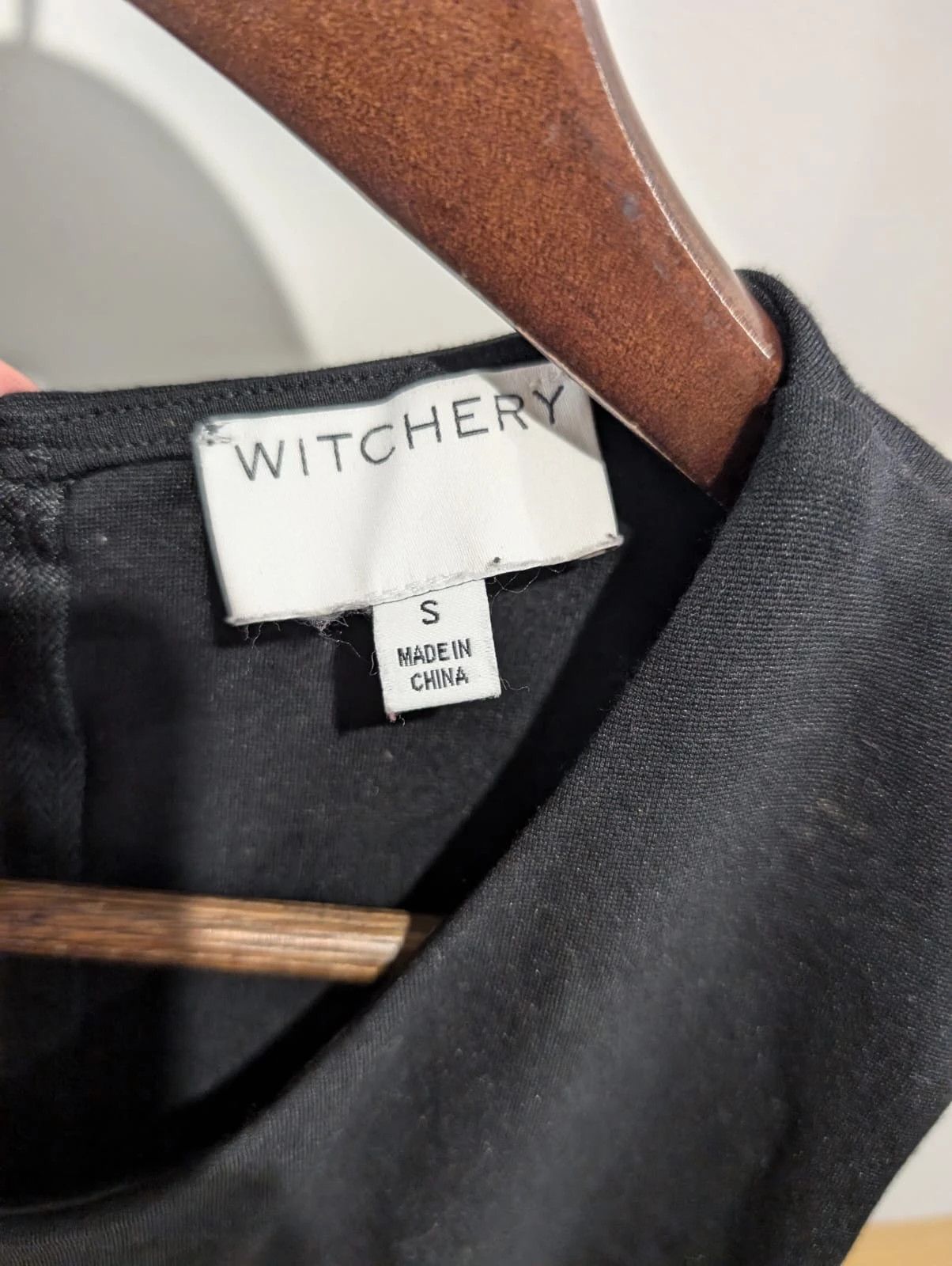 Other Witchery Women's Black Sleeveless Crew Neck Blouse Top Size S Size S / US 4 / IT 40 - 2 Thumbnail