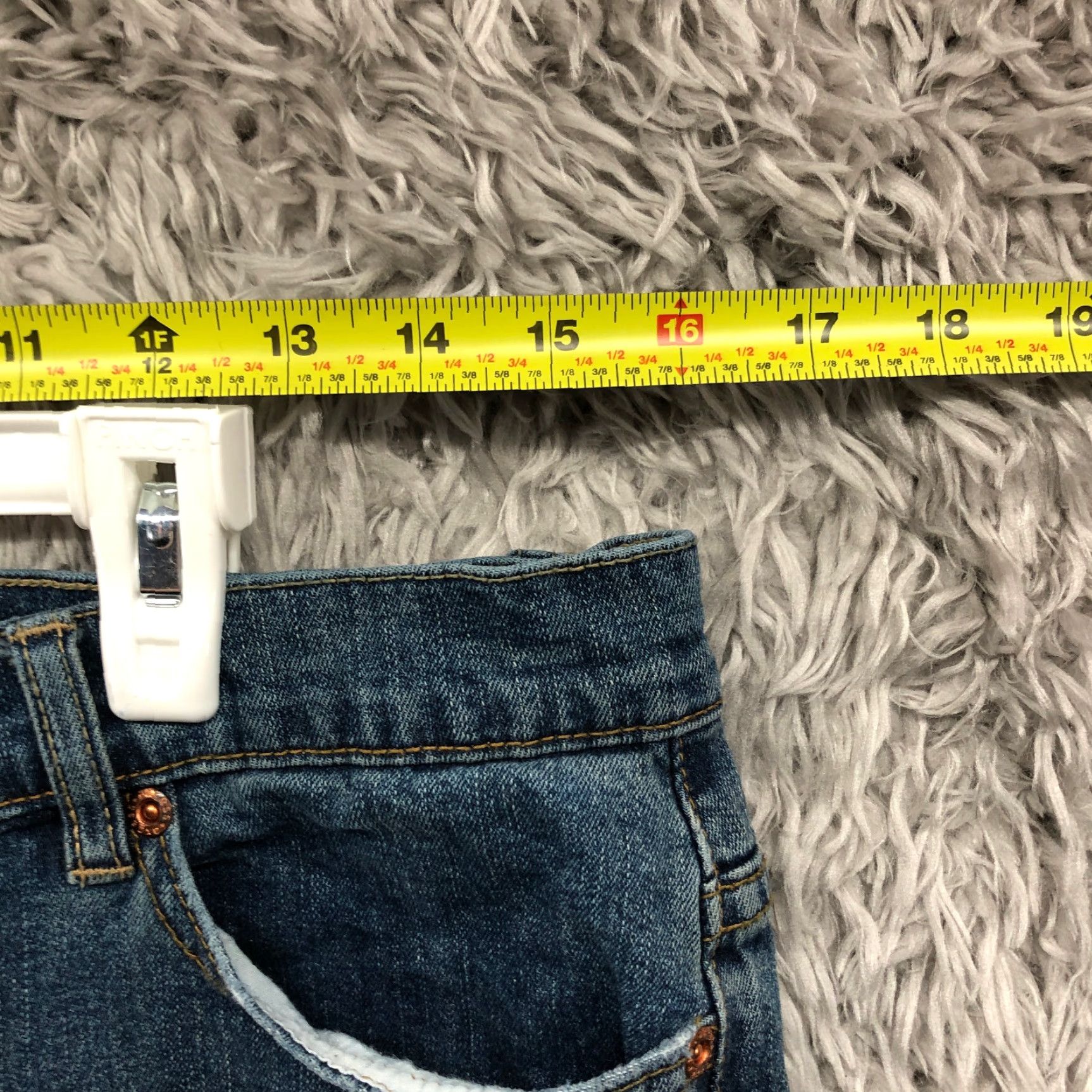 Denime Axcess Jeans Size 12 Womens Mid Rise Bootcut Dark Wash Blue Denim Size 34" / US 12 / IT 48 - 2 Thumbnail