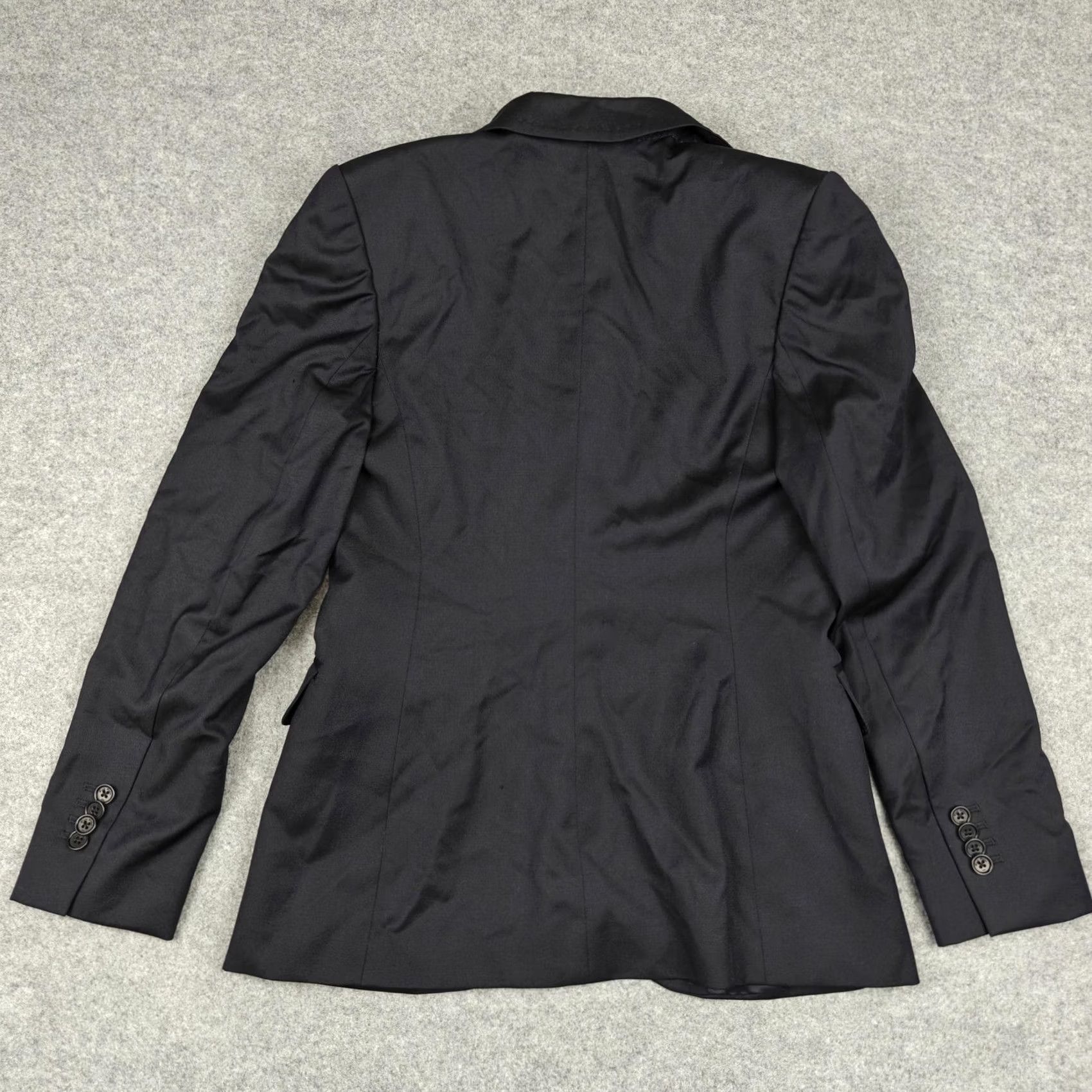 Brooks Brothers Brooks Brothers Blazer Womens 4 Black Wool One Button Lined Suit Jacket Workwear Size S / US 4 / IT 40 - 7 Thumbnail