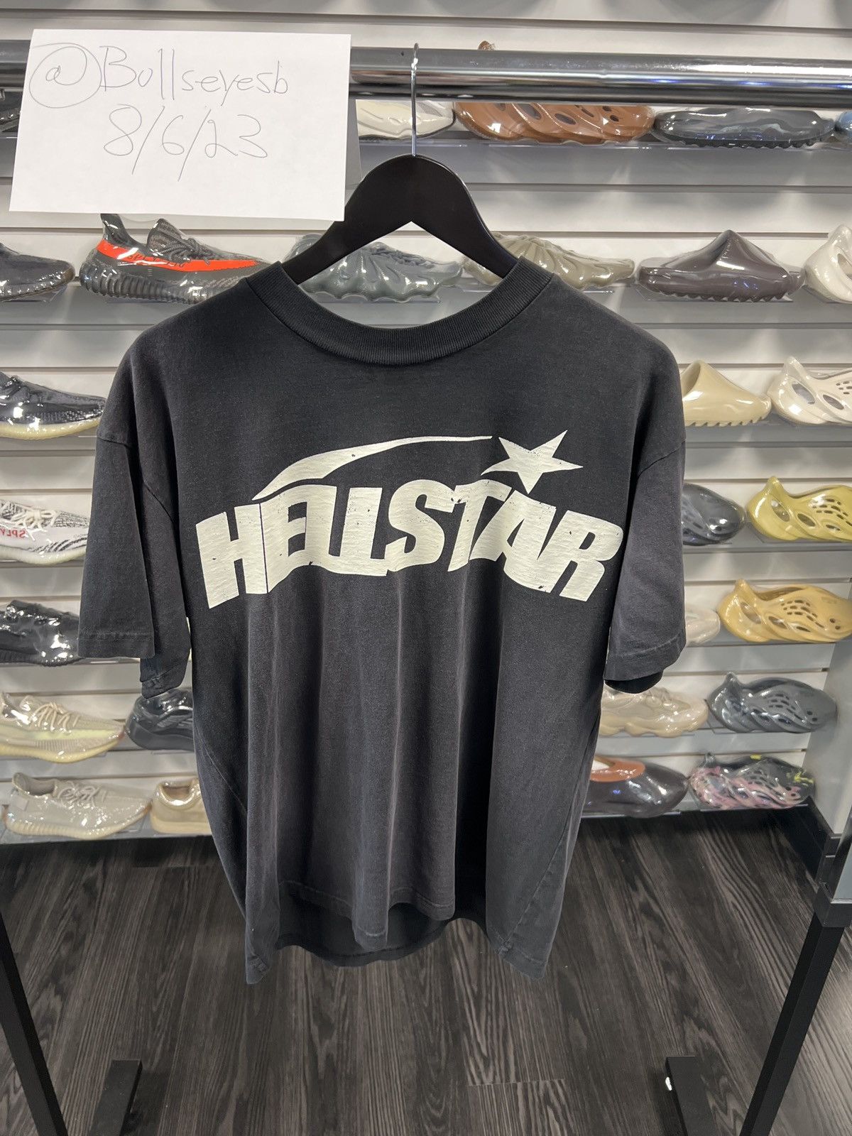 HELLSTAR Hellstar Studios Classic Logo Black T-Shirt | Grailed