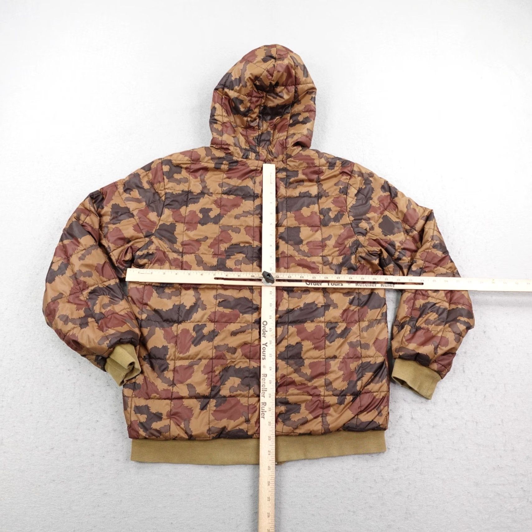 Nike Nike Jacket Mens Small Brown Camo Reversible SB Poler Puffer Quilted Full Zip Size US S / EU 44-46 / 1 - 6 Thumbnail