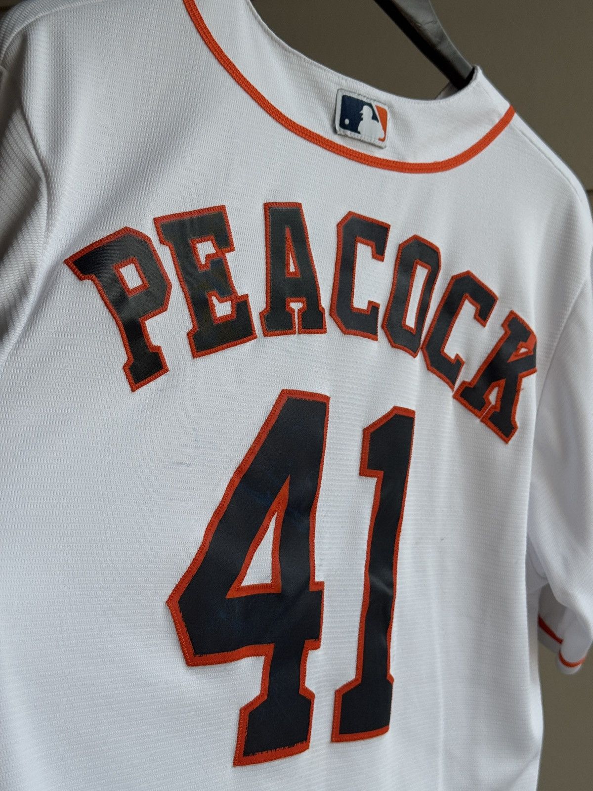 Majestic HOUSTON ASTROS BRAD PEACOCK MAJESTIC 2017 Jersey made in USA Size US L / EU 52-54 / 3 - 5 Thumbnail
