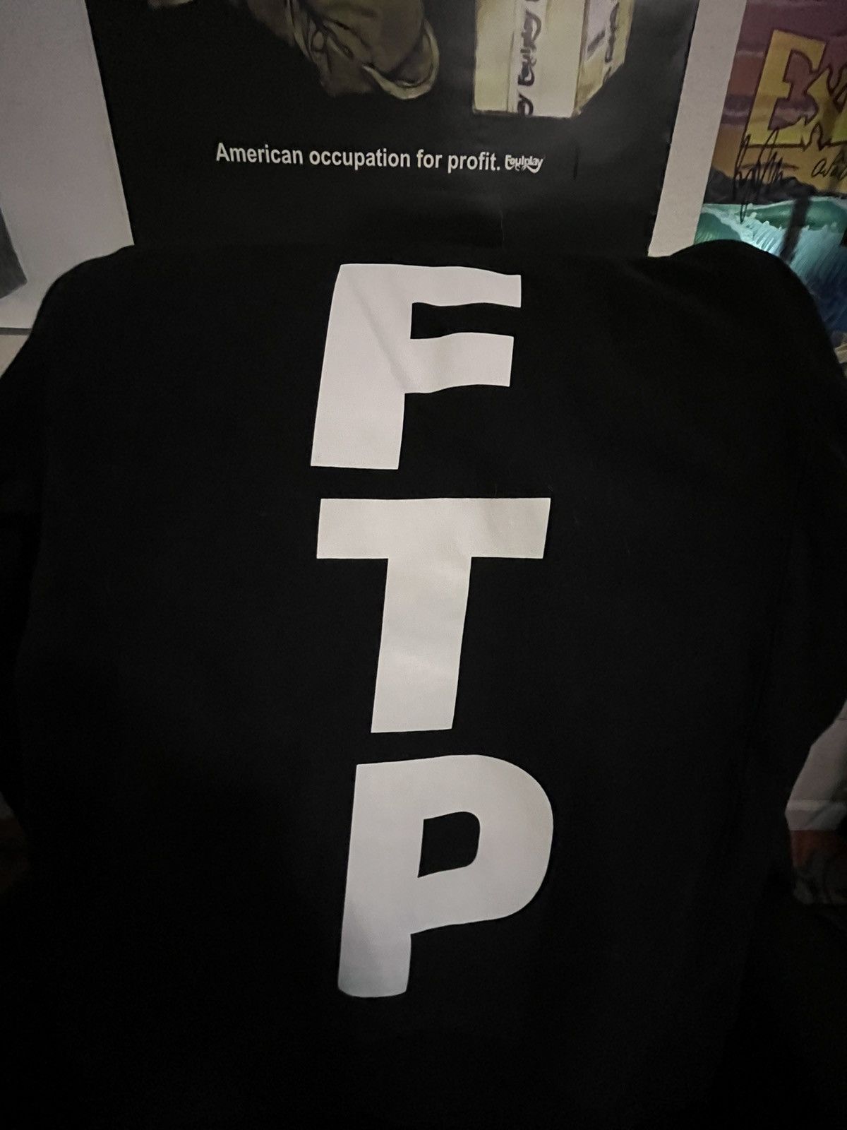 Fuck The Population FTP Vertical Logo Crewneck Sweater Size US L / EU 52-54 / 3 - 3 Thumbnail