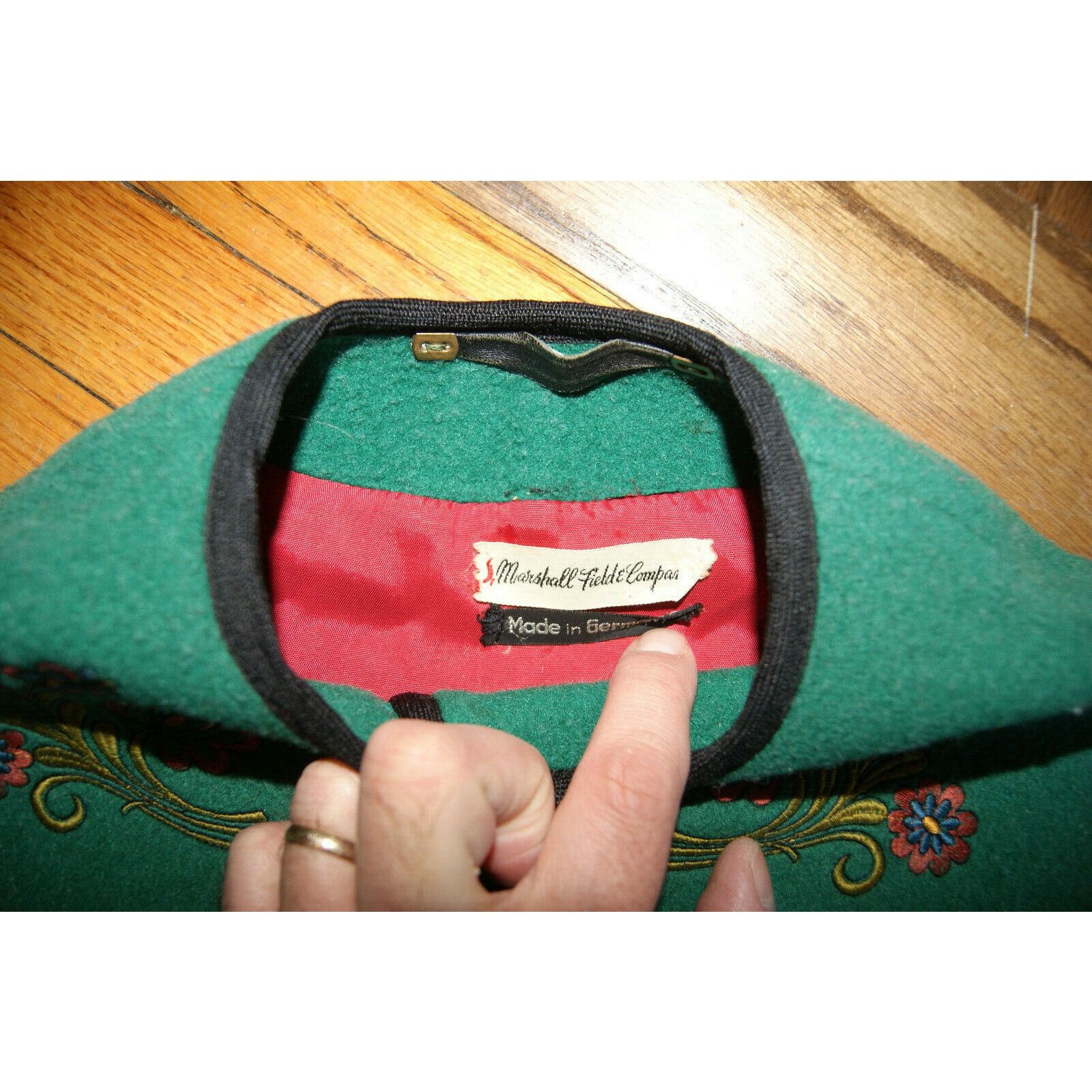 Other Vtg Marshall Field L 80% Wool 20% Mohair Jacket W Germany Size L / US 10 / IT 46 - 3 Thumbnail