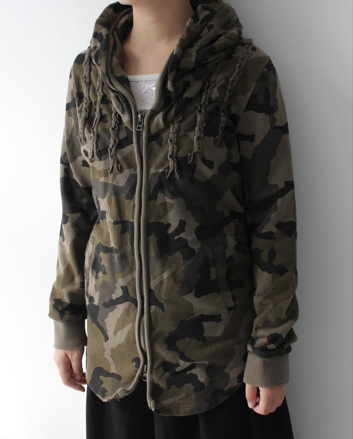 If Six Was Nine 2000S CATHERINE HARNEL CAMO BONO JACKET Size M / US 6-8 / IT 42-44 - 4 Thumbnail