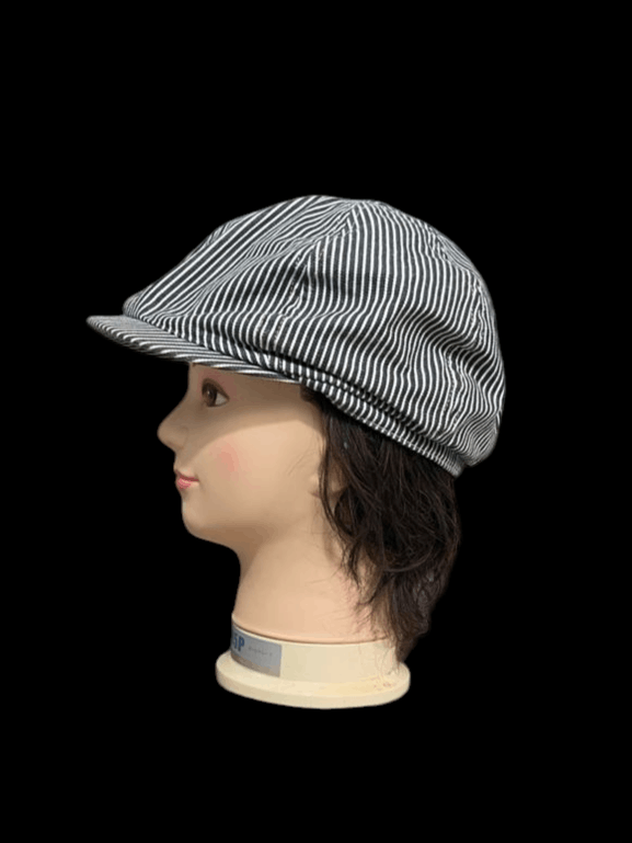 Sugar Cane Sugar Cane Hickory Stripe Hat Size ONE SIZE - 3 Thumbnail