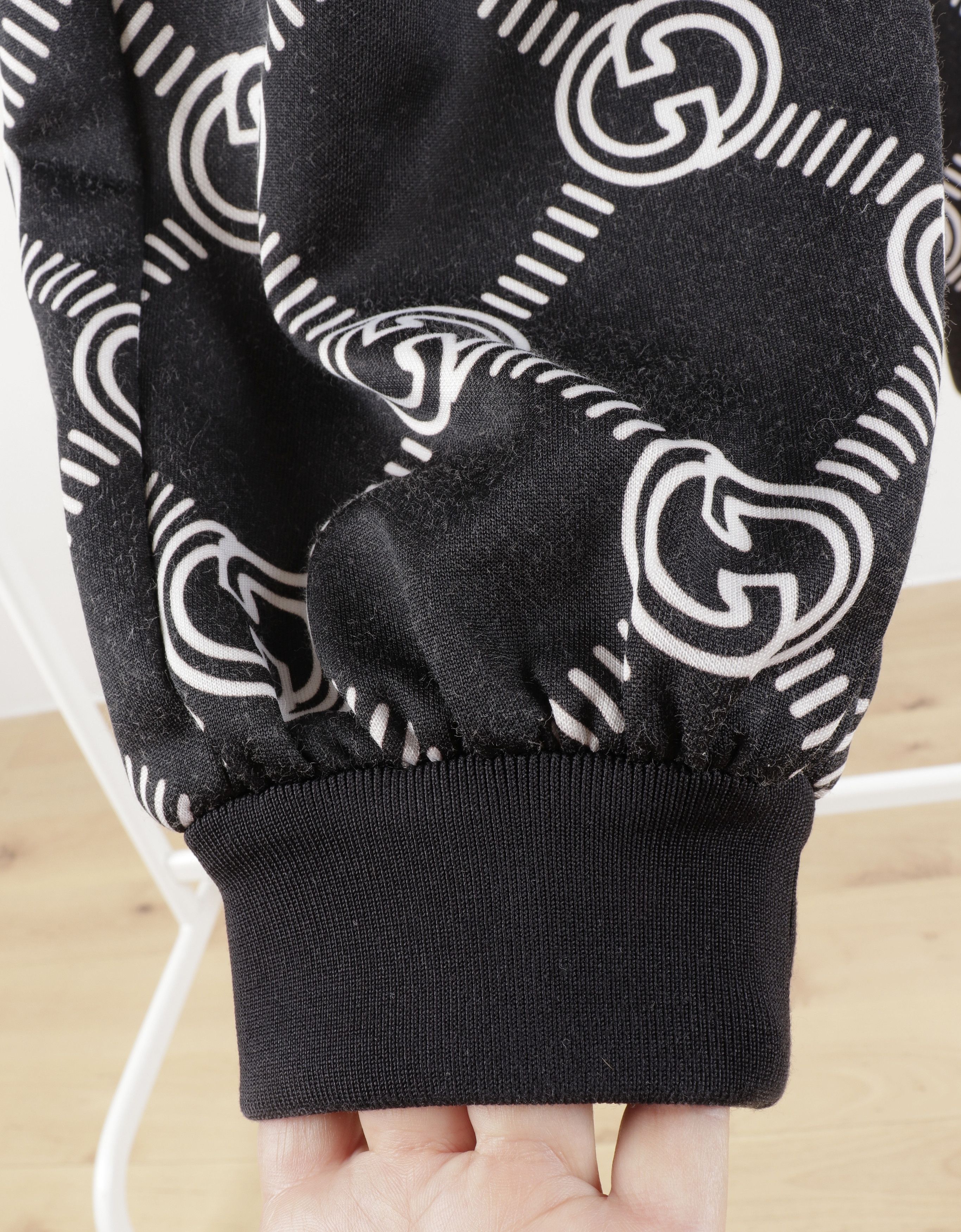 Gucci Gucci GG Monogram Black Joggers Track Pants Sweatpants Size US 31 - 13 Thumbnail