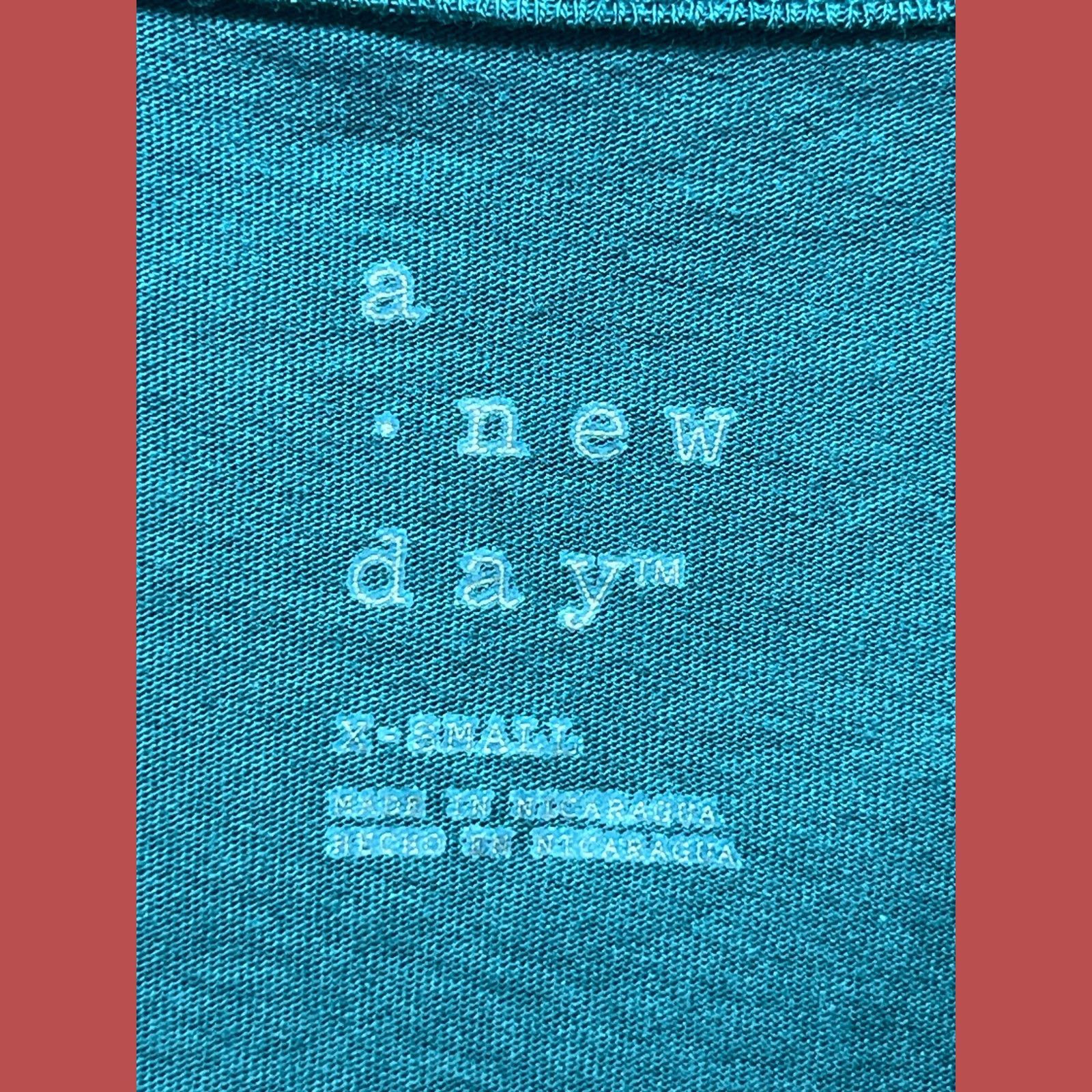 Other A New Day - Women's Short Sleeve Scoop neck T-Shirt - Green Size XS / US 0-2 / IT 36-38 - 9 Thumbnail