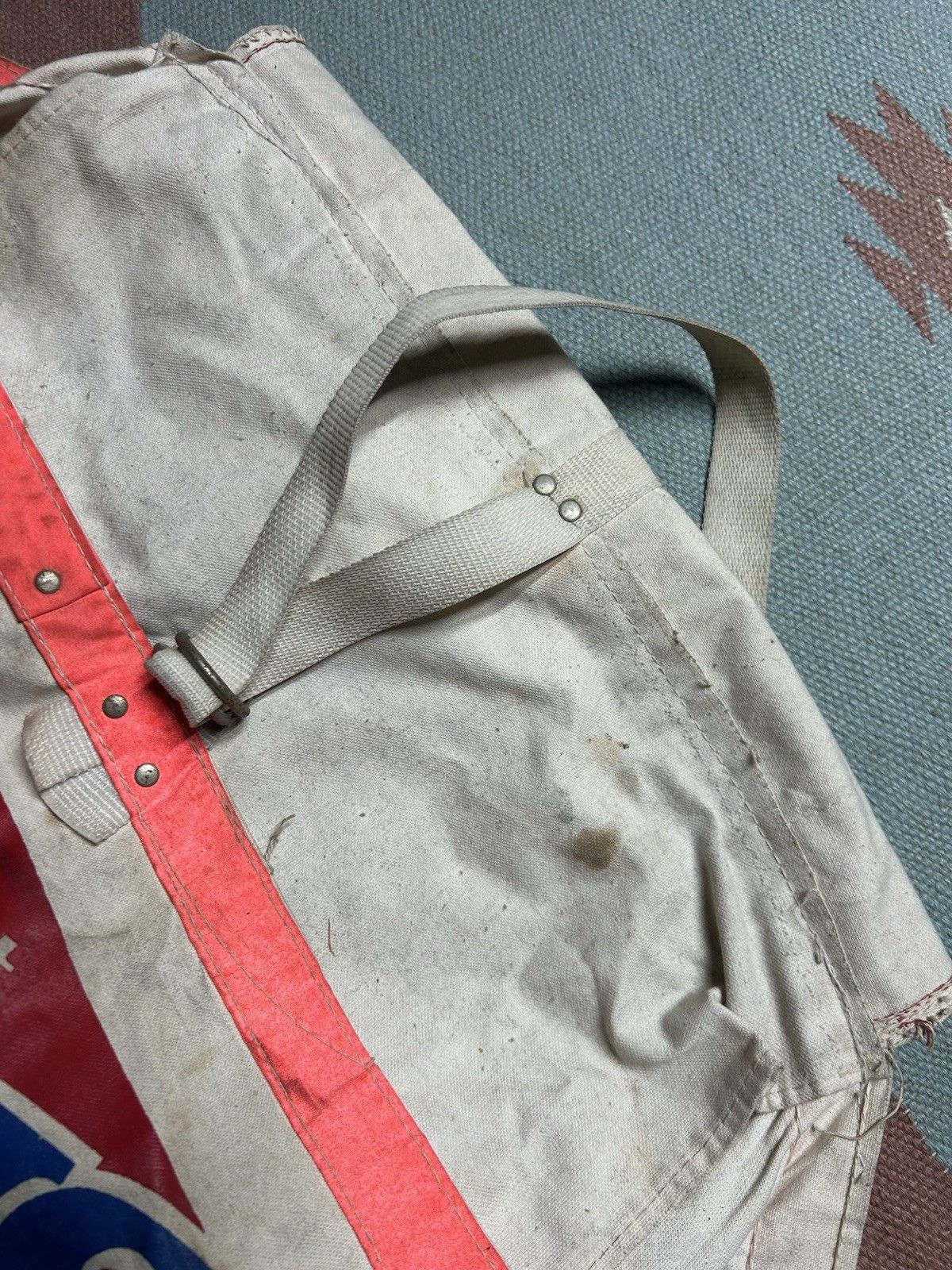 Vintage Vtg Detroit News newspaper saddle bag bicycle canvas newsboy Size ONE SIZE - 5 Thumbnail