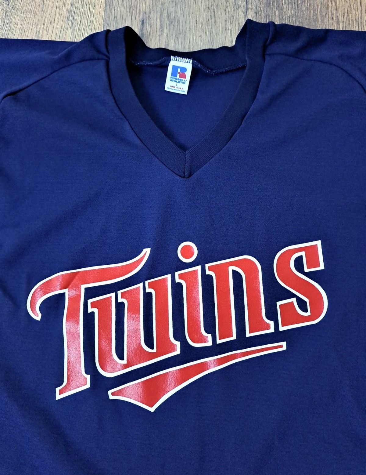 Russell Athletic MINNESOTA TWINS x RUSSELL ATHLETIC x Vintage Jersey Size US L / EU 52-54 / 3 - 2 Thumbnail