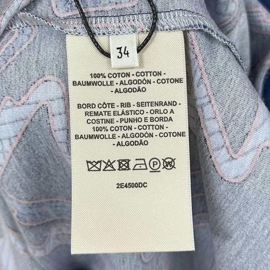 Hermes HERMES Geometric Triangle Short Sleeve Dress 34 Size XS / US 0-2 / IT 36-38 - 4 Thumbnail