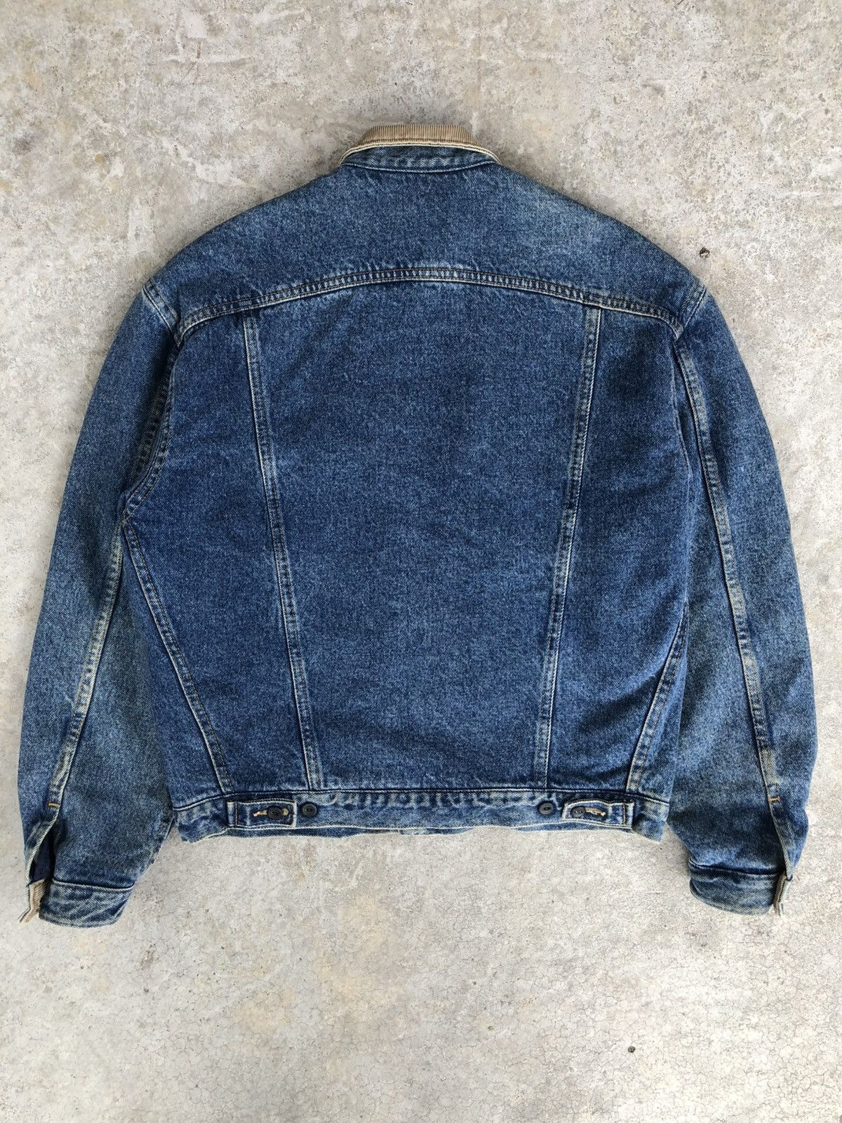 Lee Vintage Lee Storm Rider Blanket Lined Denim Jacket Baggy Size US L / EU 52-54 / 3 - 3 Thumbnail