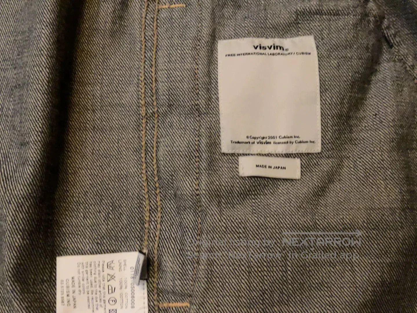 Visvim visvim Blue Denim Jacket Gold Embroidery. Size US M / EU 48-50 / 2 - 3 Thumbnail